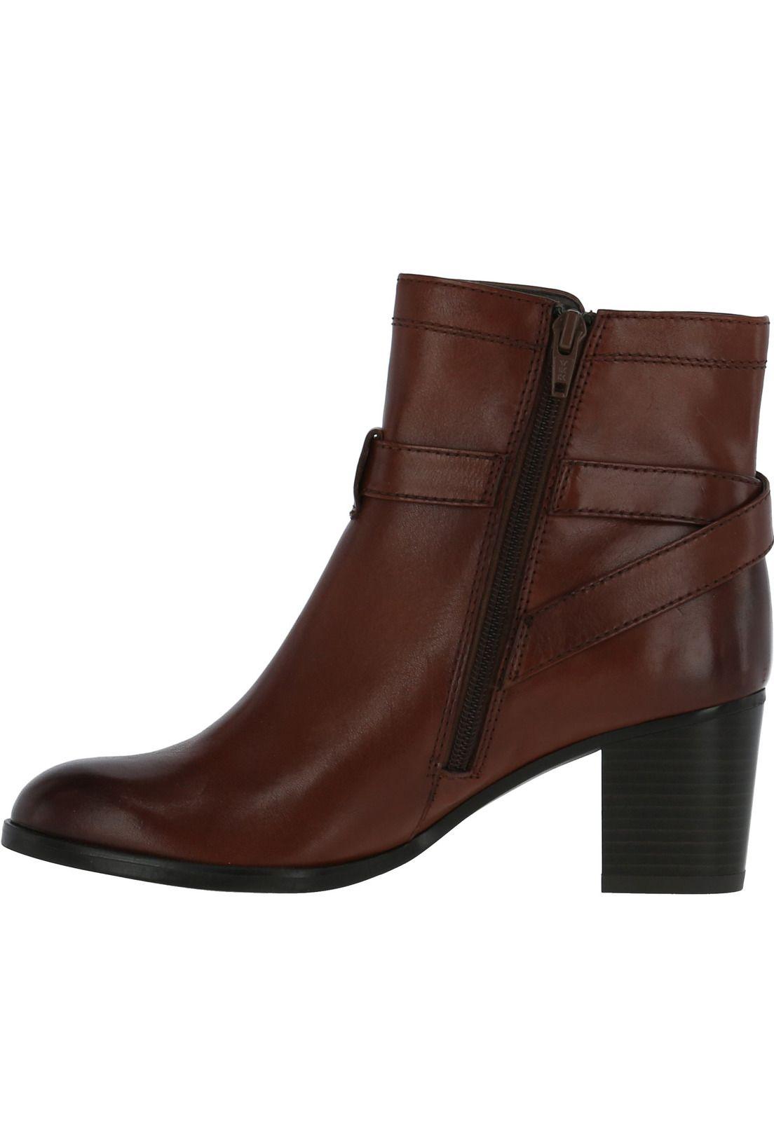 Botin Cuero Zinerva Café Mujer-3