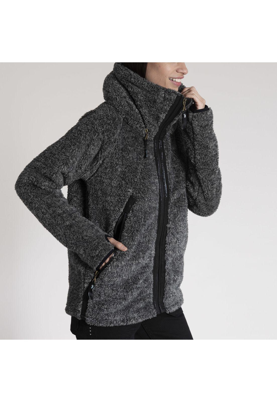 Polar Mujer Bear Poliéster Negro-1