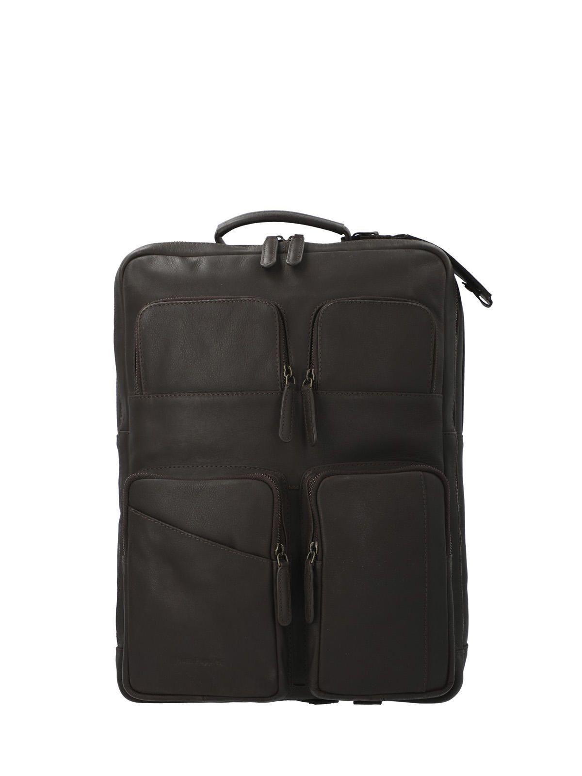 Mochila Cuero Hombre Th Henderson  Café-0