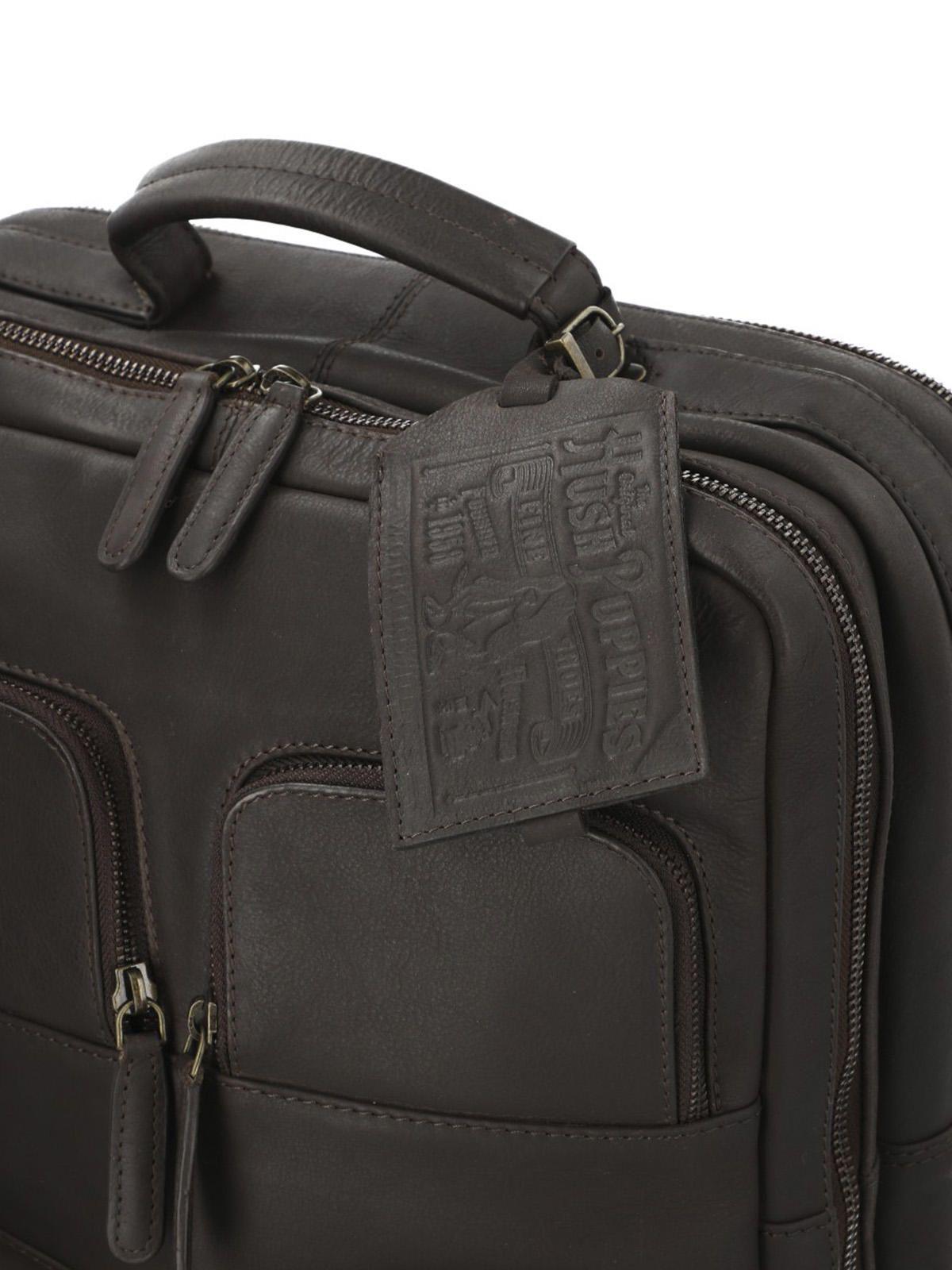Mochila Cuero Hombre Th Henderson  Café-3