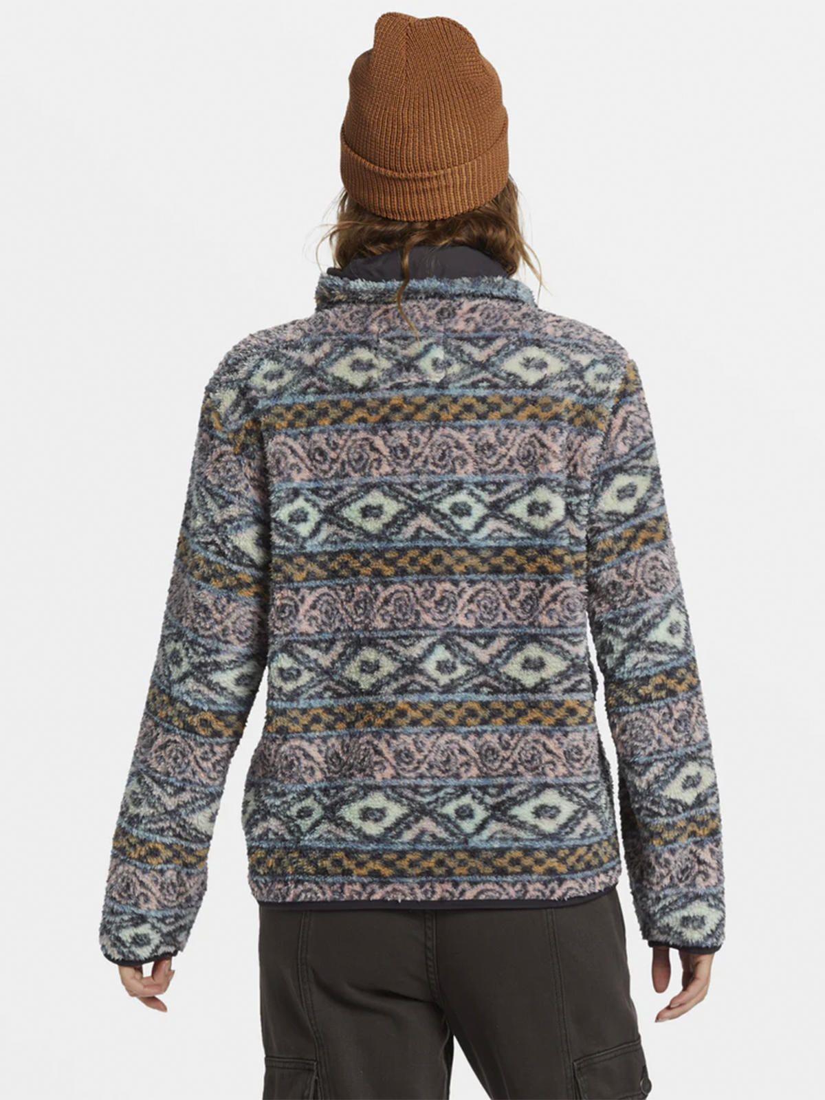 Polerón Mujer Switchback Pullover II Gris-1