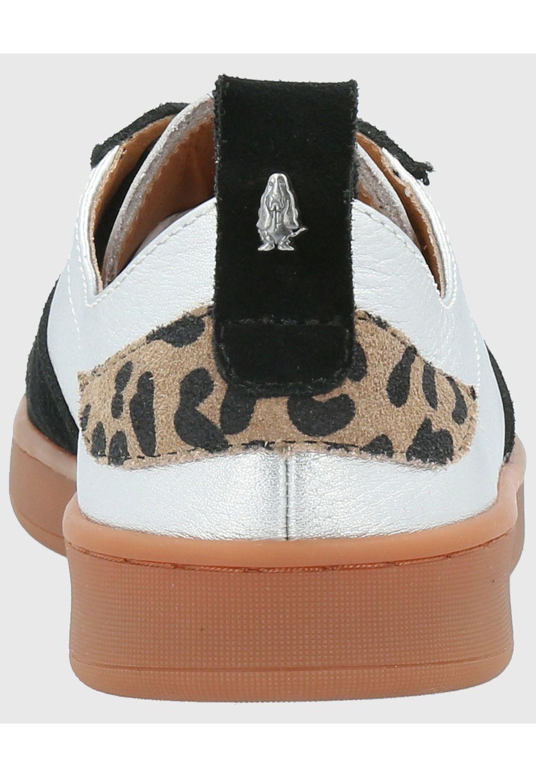 Zapatilla Cuero Mujer Lilem Metalizado-6