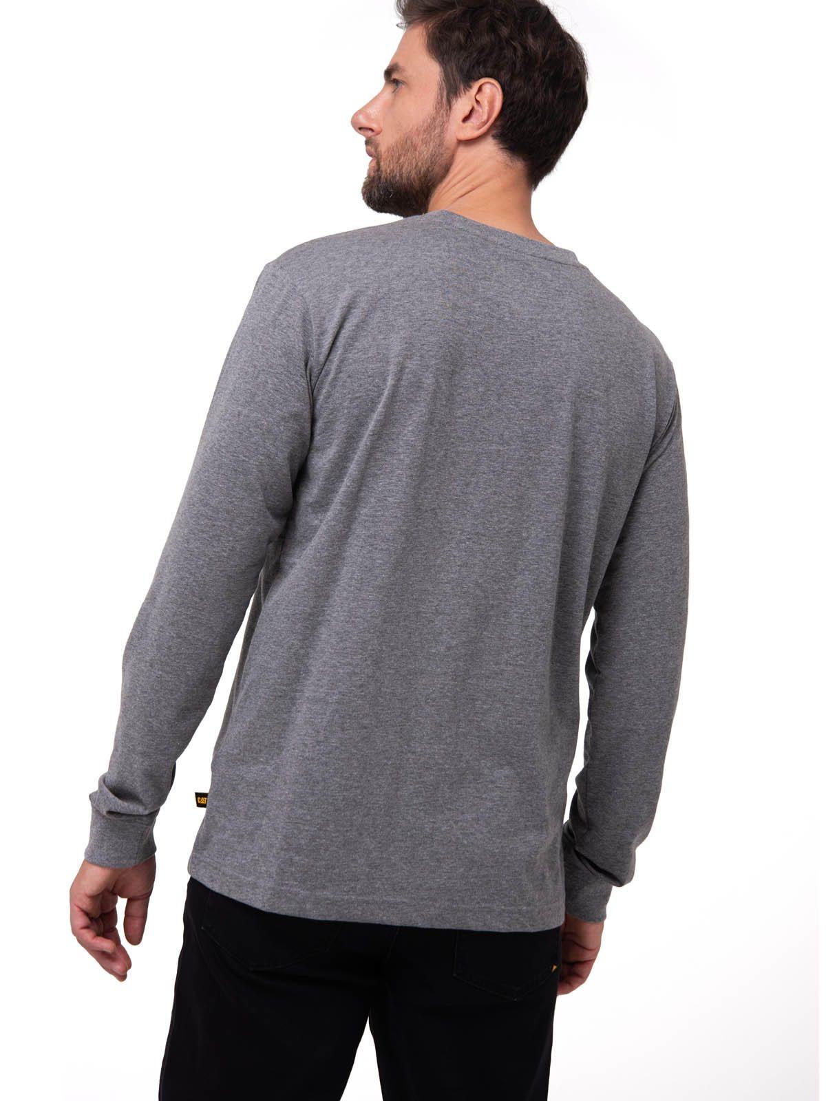 Polera Manga larga Hombre Tough Cut Pocket Gris-1