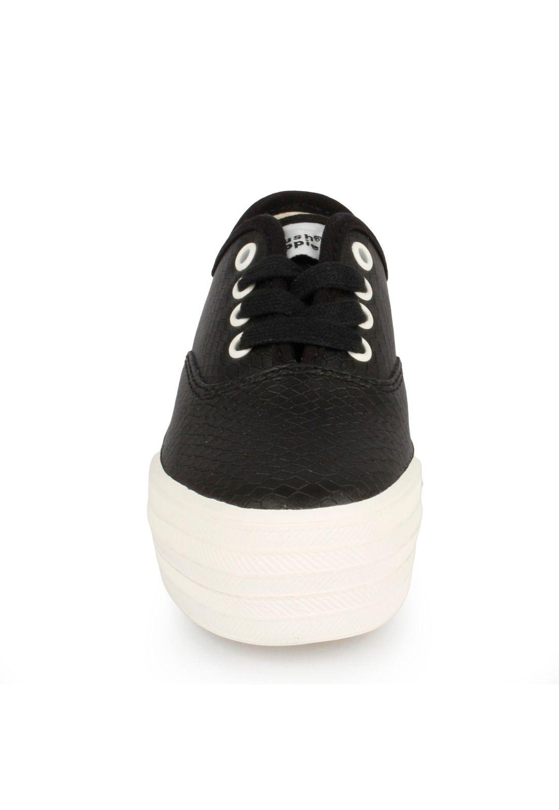 Zapatilla Cuero Managua Negro-4