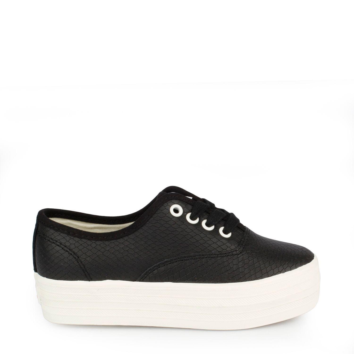 Zapatilla Cuero Managua Negro-1