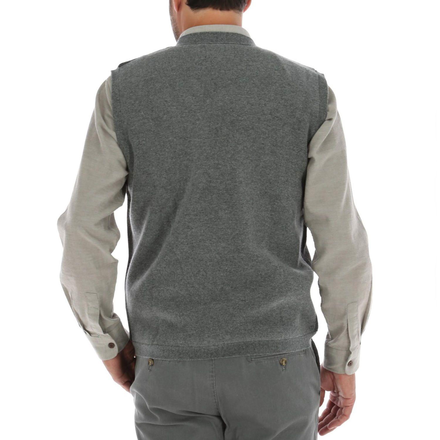 Chaleco Lana Spike Grafito Hombre-1