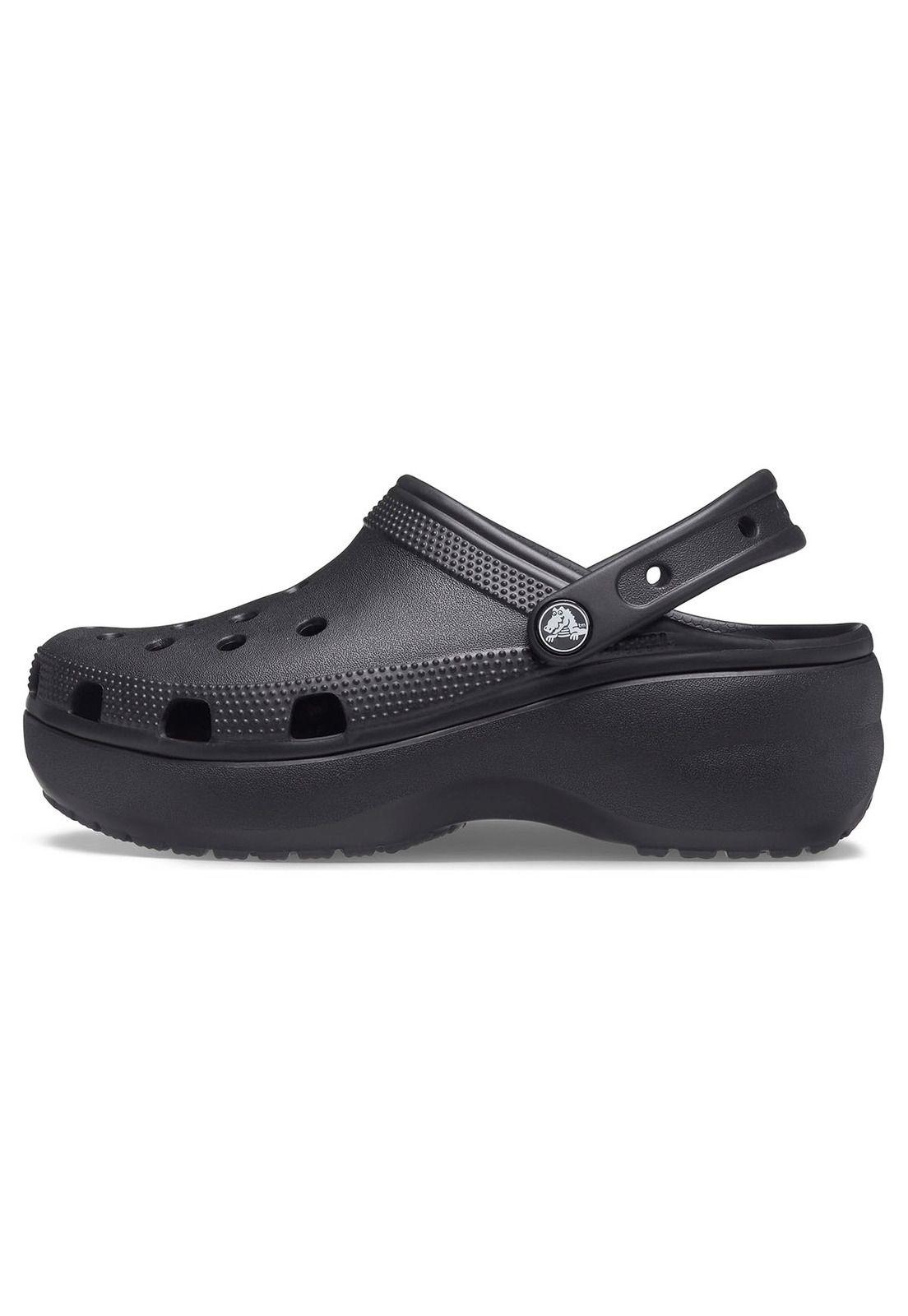 Zueco Crocs Mujer Platform Clog W Negro-1