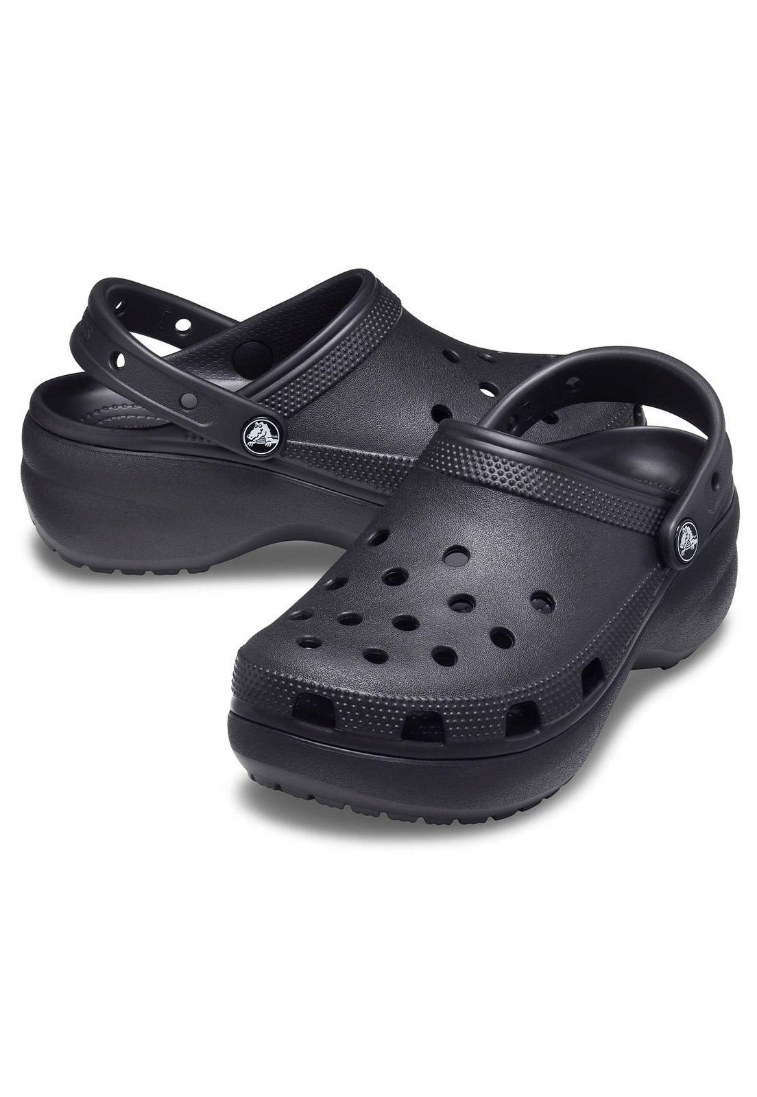 Zueco Crocs Mujer Platform Clog W Negro-3