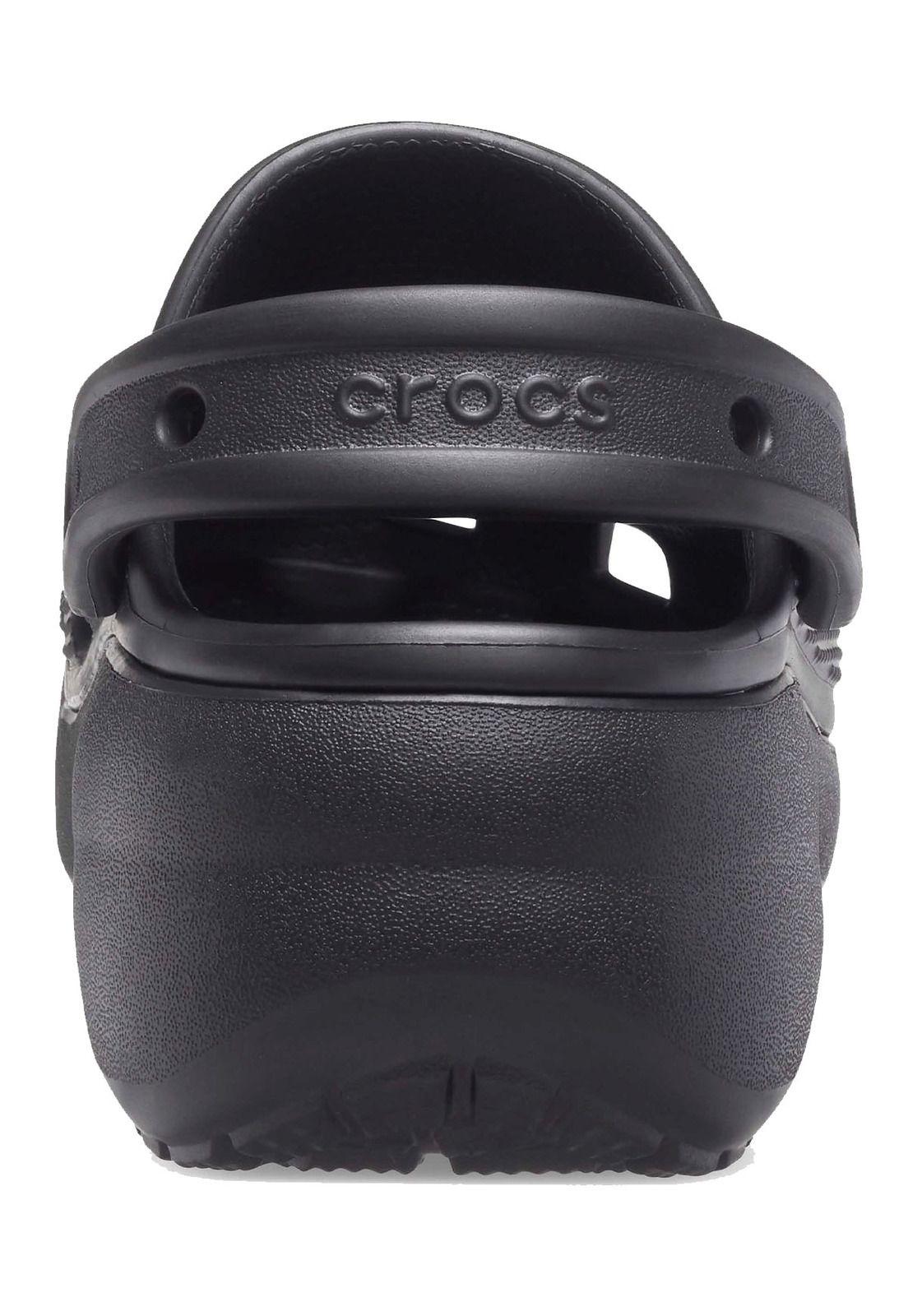 Zueco Crocs Mujer Platform Clog W Negro-7