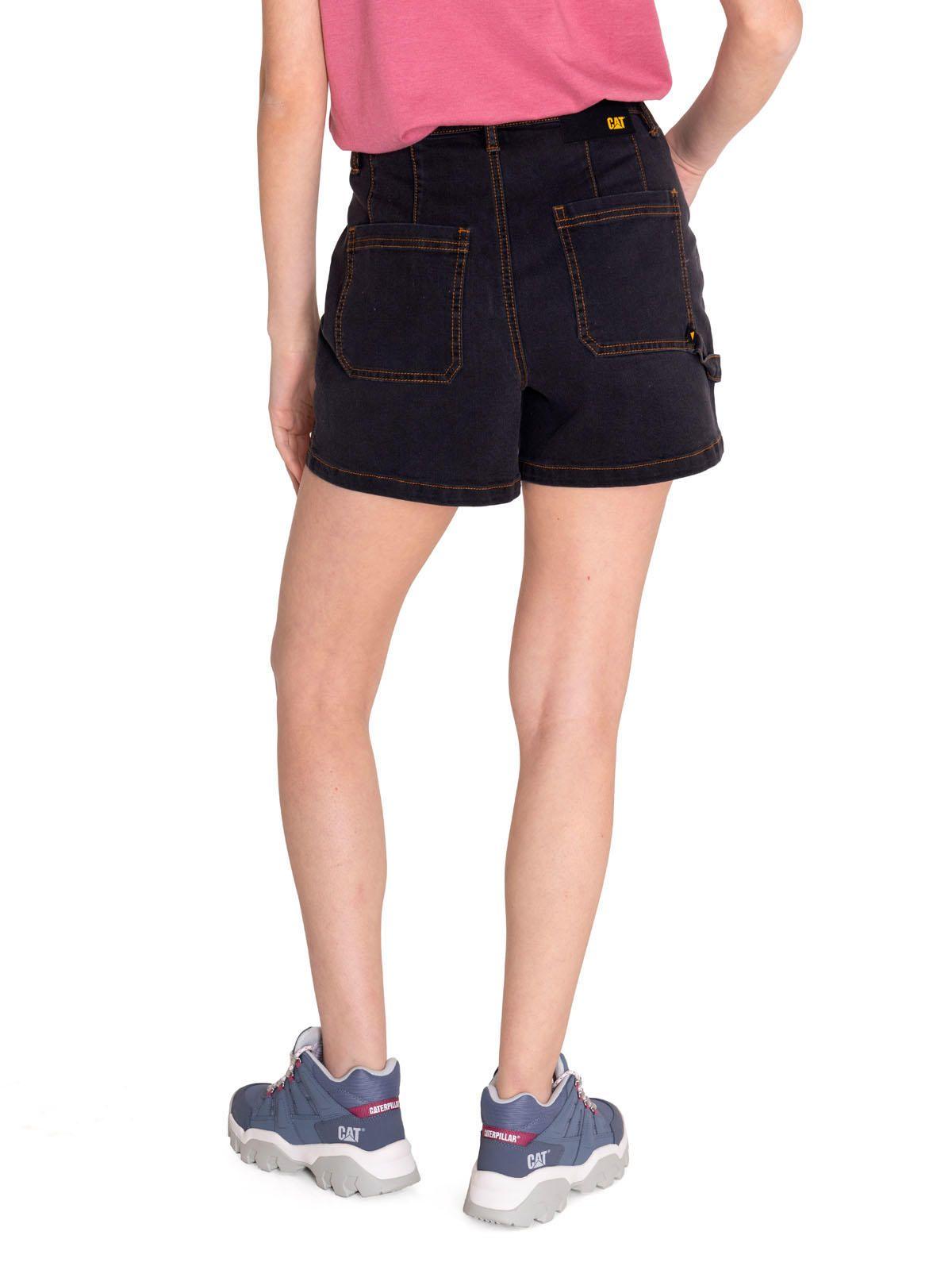 Short Mujer Triblend Stretch Denim Short Gris-3