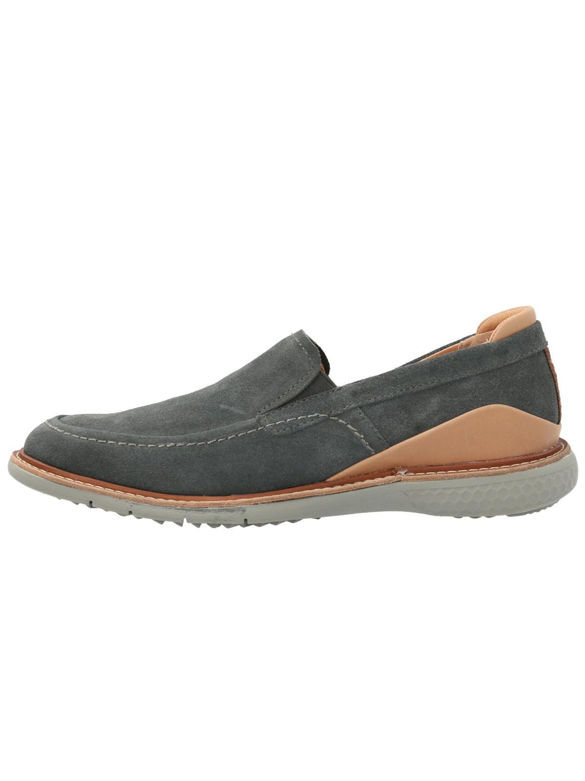 Mocasín Cuero Hombre Marke Gris -4