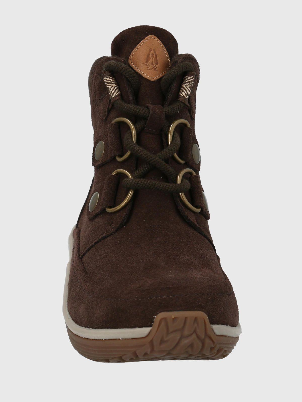 Botin Mujer Spinal Rug Lace Café Oscuro-3