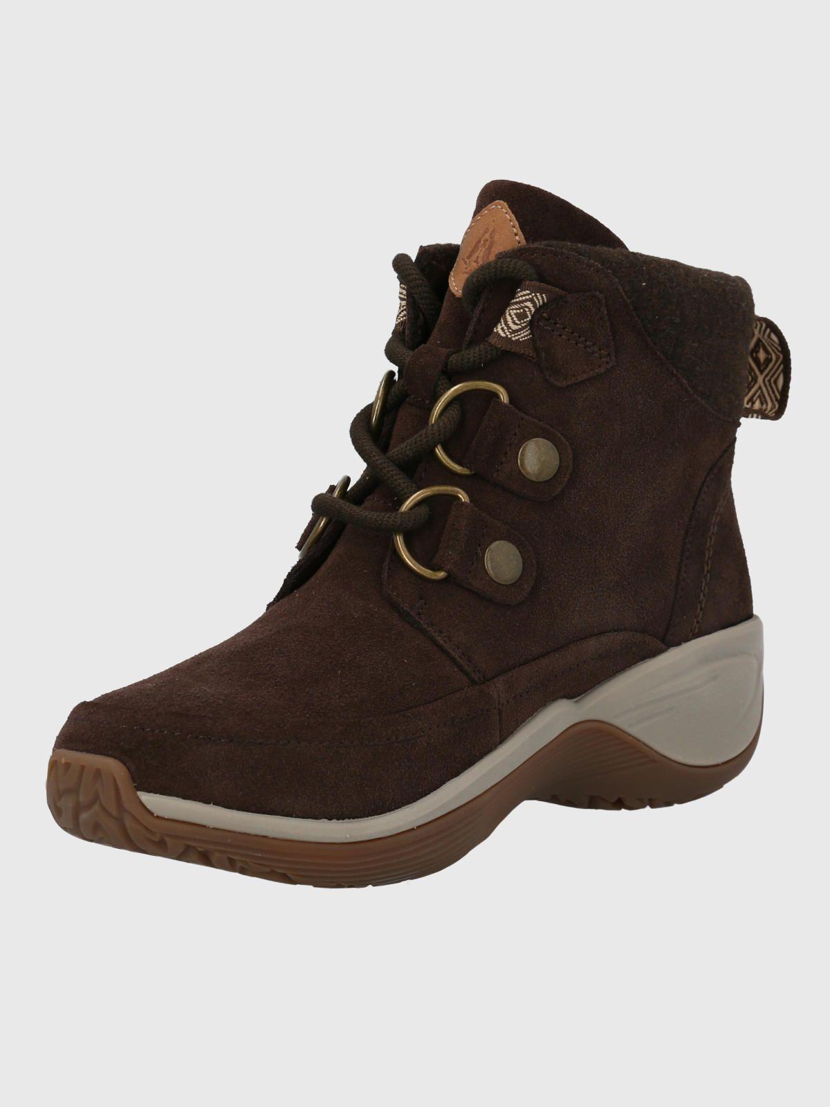 Botin Mujer Spinal Rug Lace Café Oscuro-4