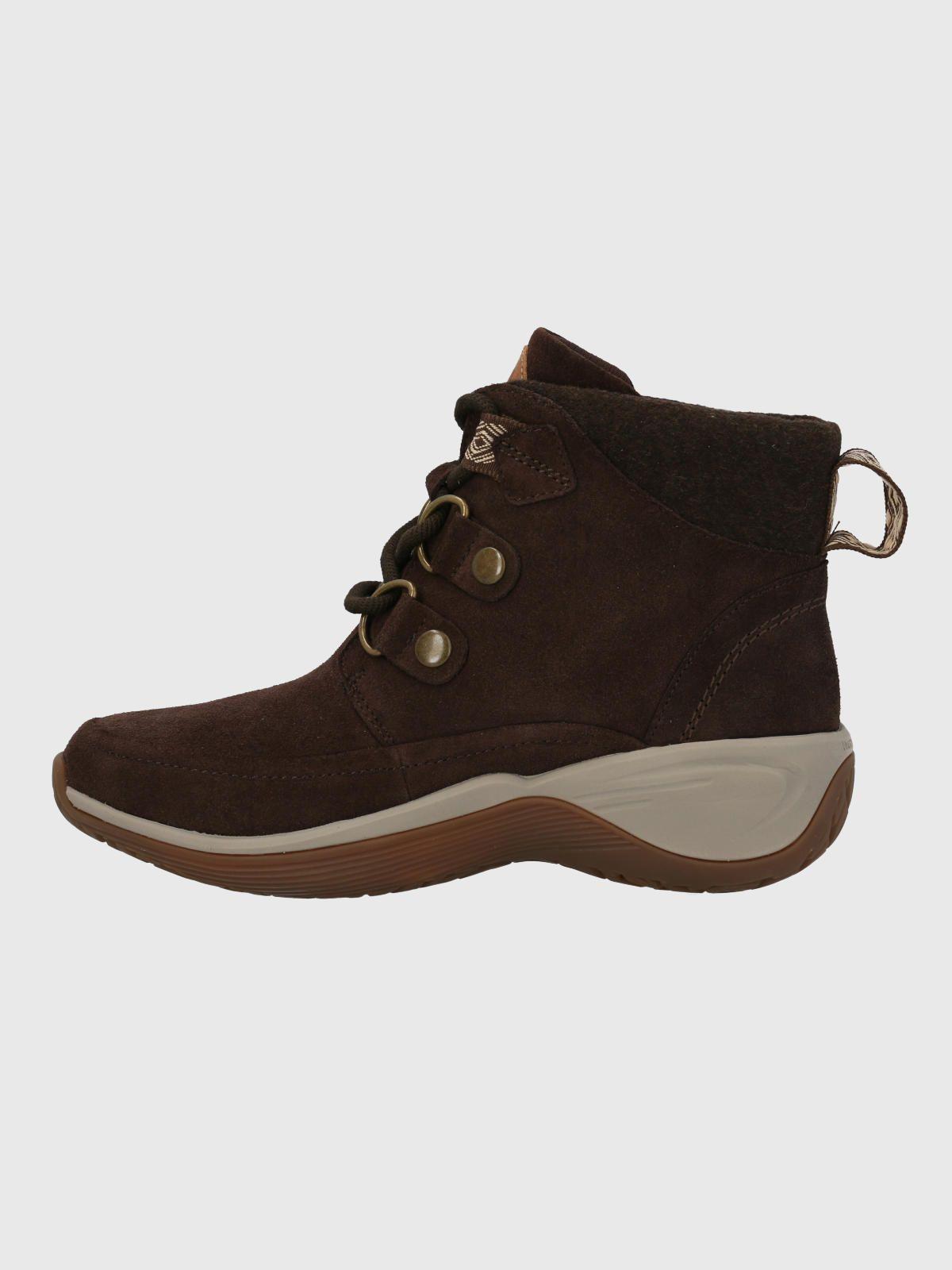 Botin Mujer Spinal Rug Lace Café Oscuro-5