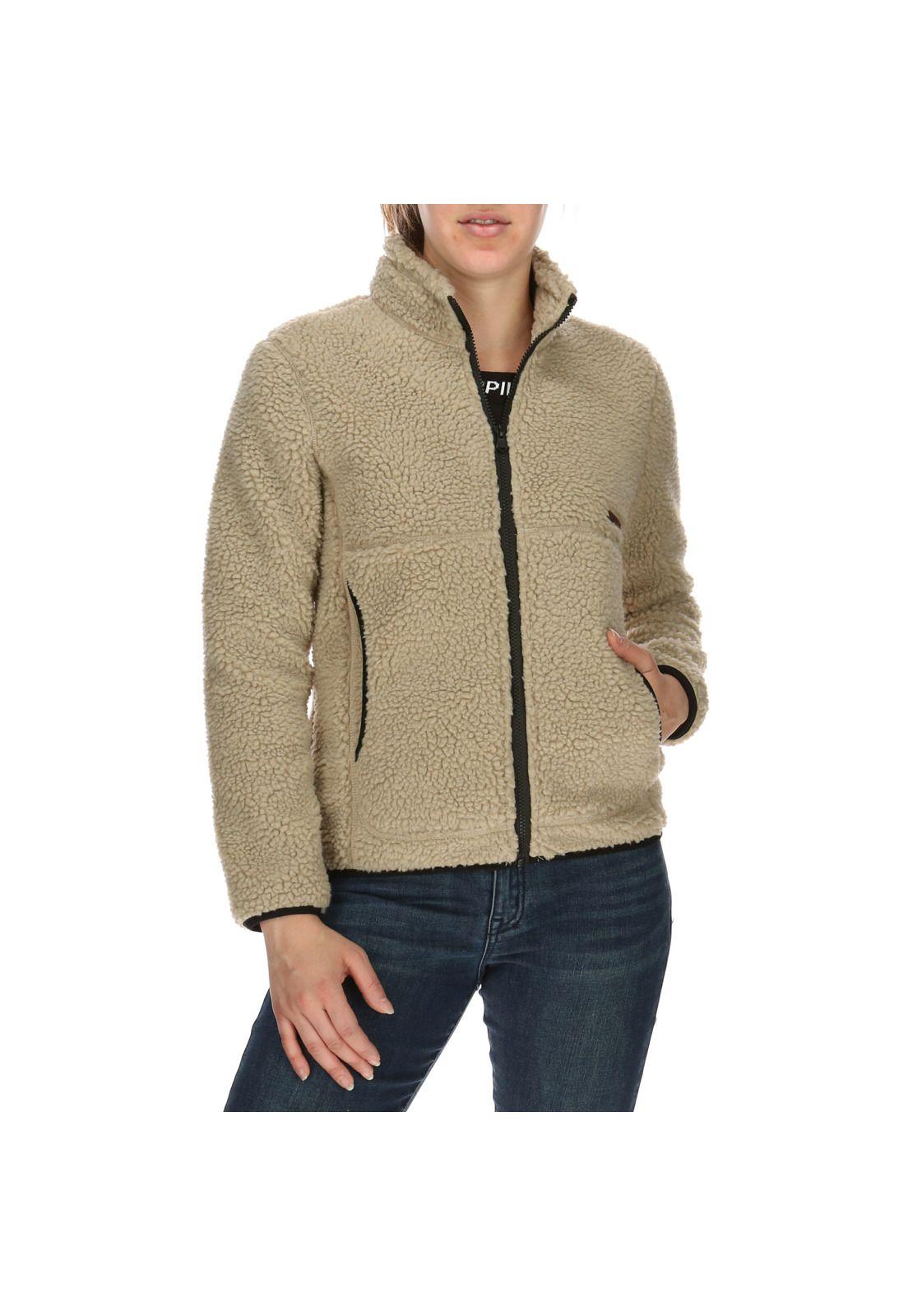 Polar Mujer Celeste Fleece Poliéster Beige-0