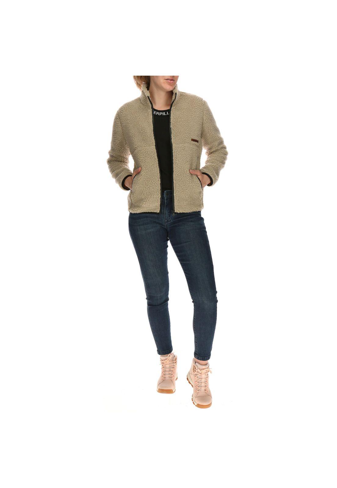 Polar Mujer Celeste Fleece Poliéster Beige-4