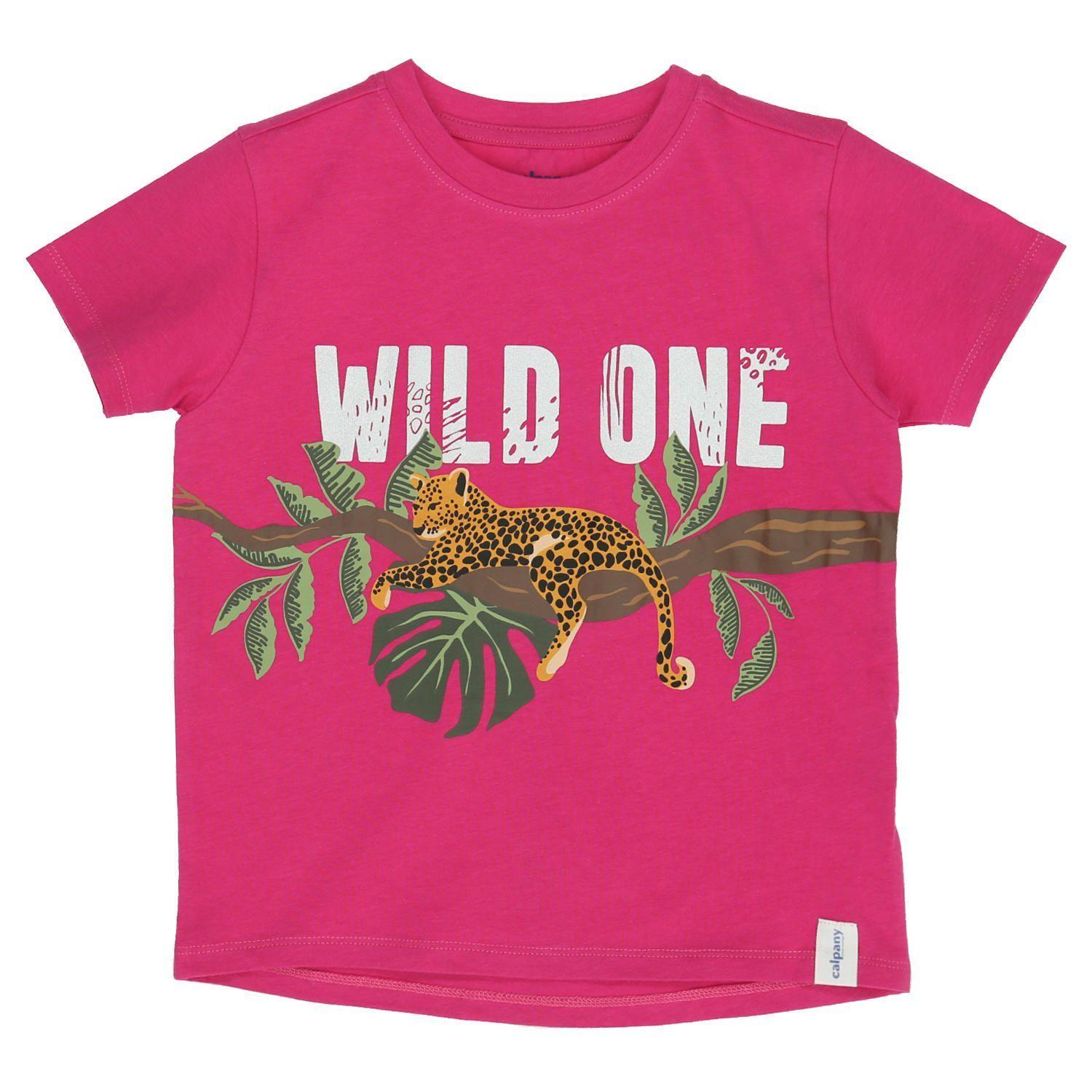 Polera M/C Niña Wild Fucsia-0