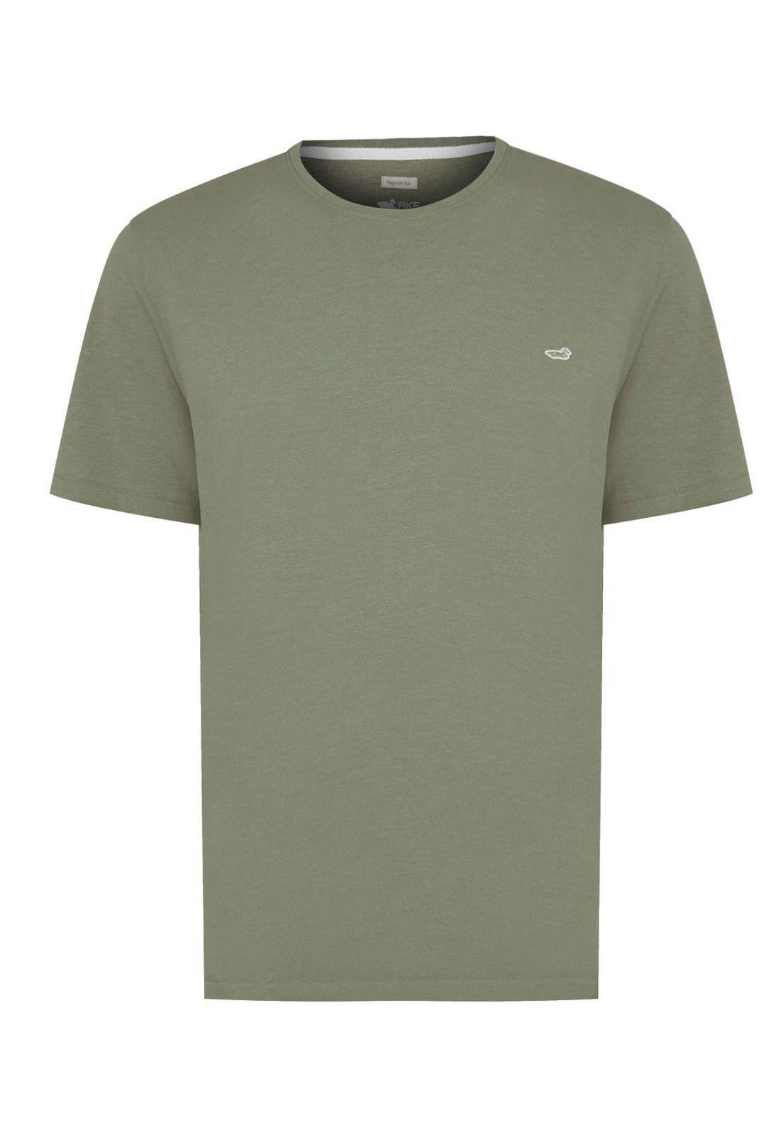 Polera Fibras Recicladas Verde Native Hombre -0