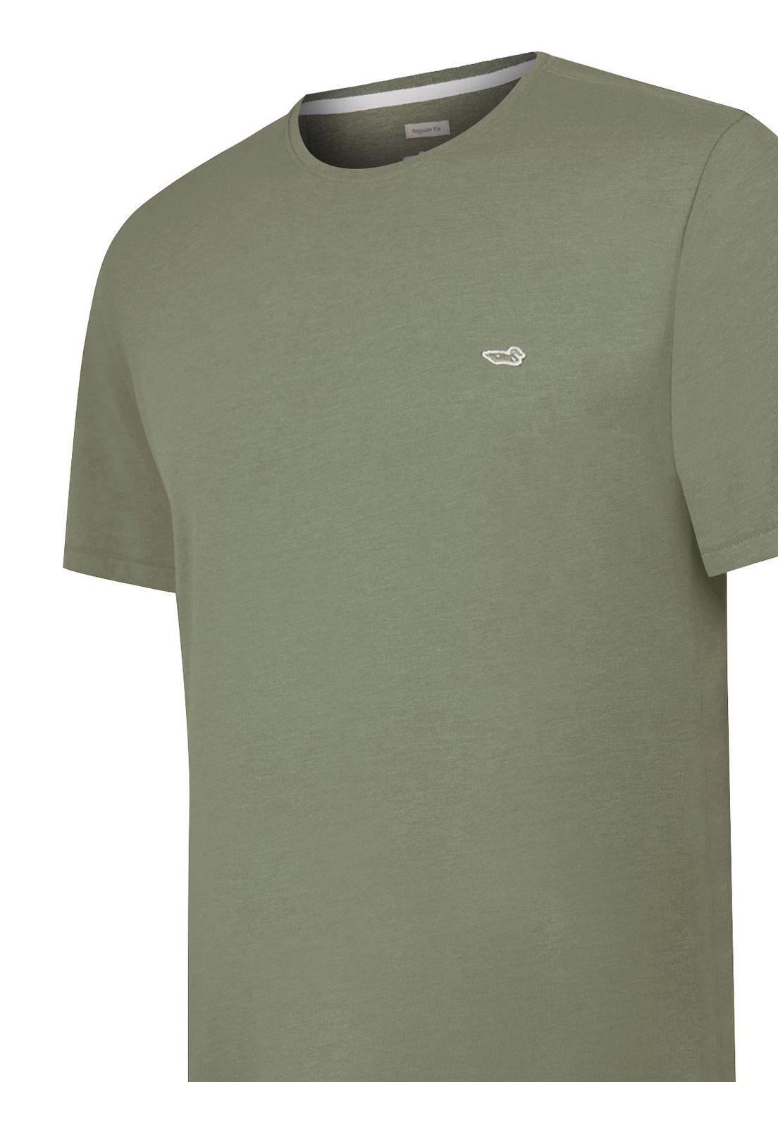 Polera Fibras Recicladas Verde Native Hombre -3