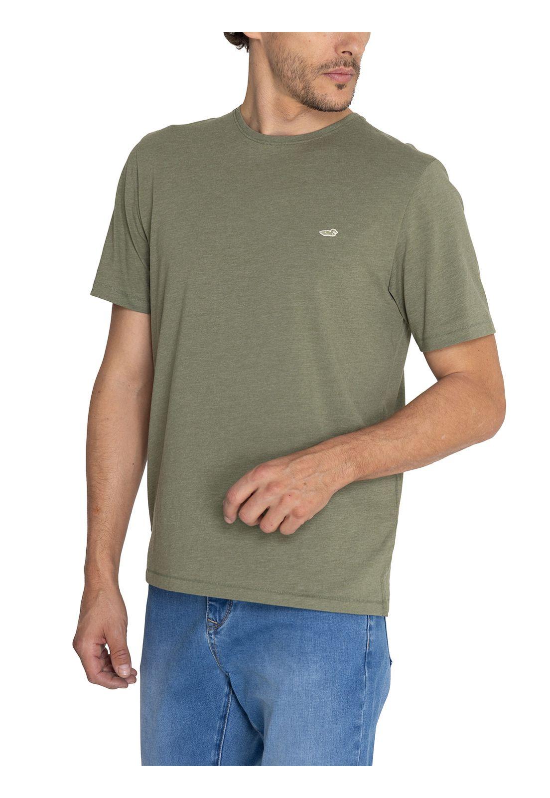 Polera Fibras Recicladas Verde Native Hombre -5