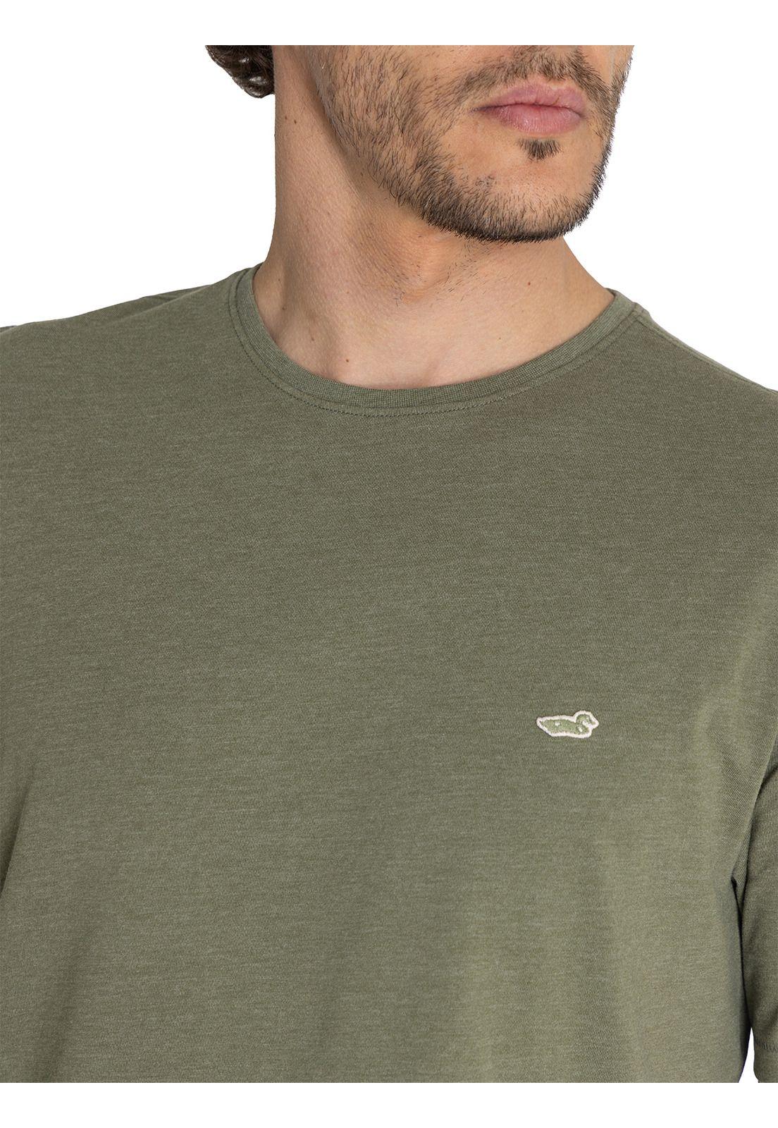 Polera Fibras Recicladas Verde Native Hombre -6
