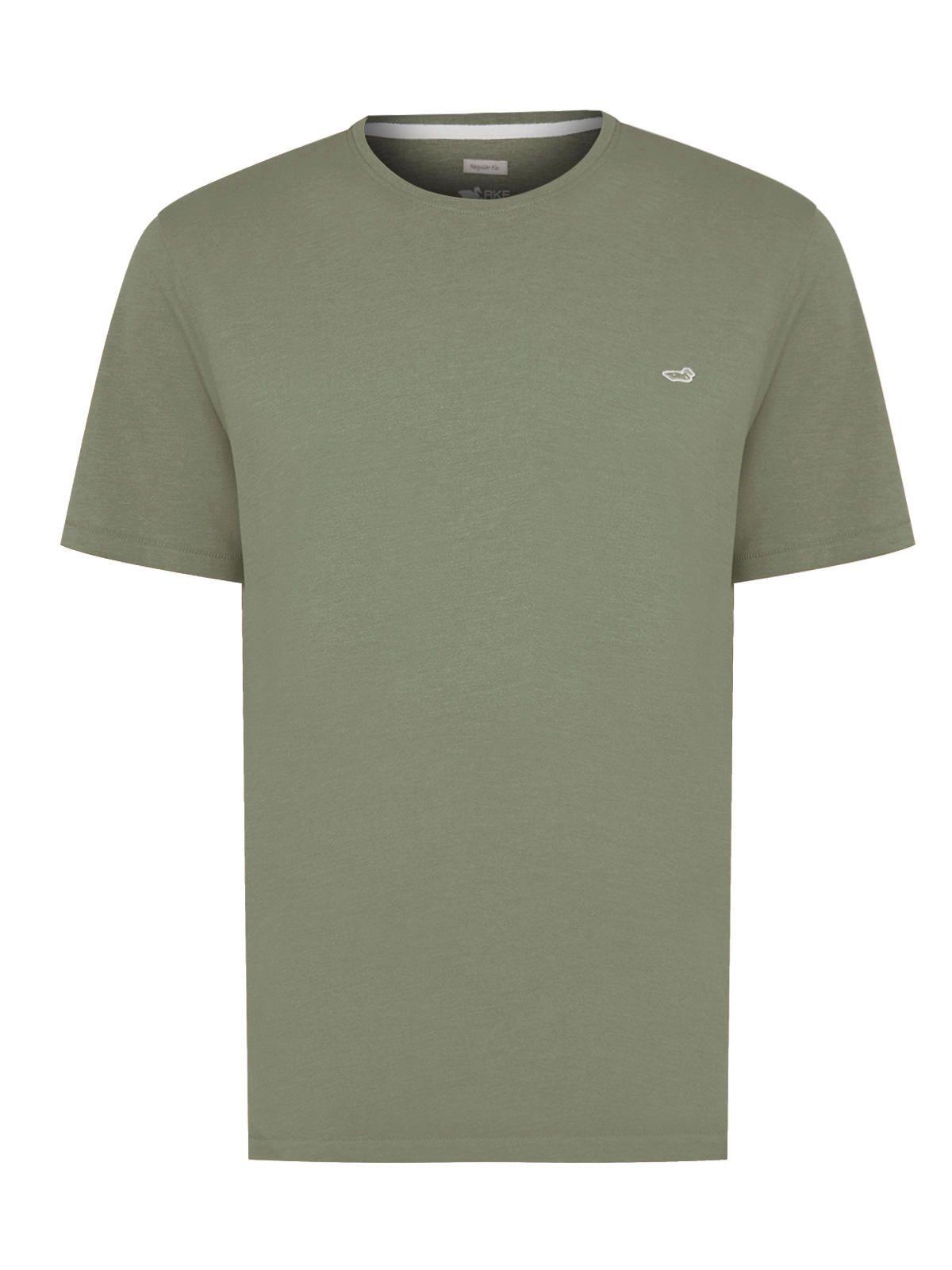 Polera Fibras Recicladas Verde Native Hombre -0