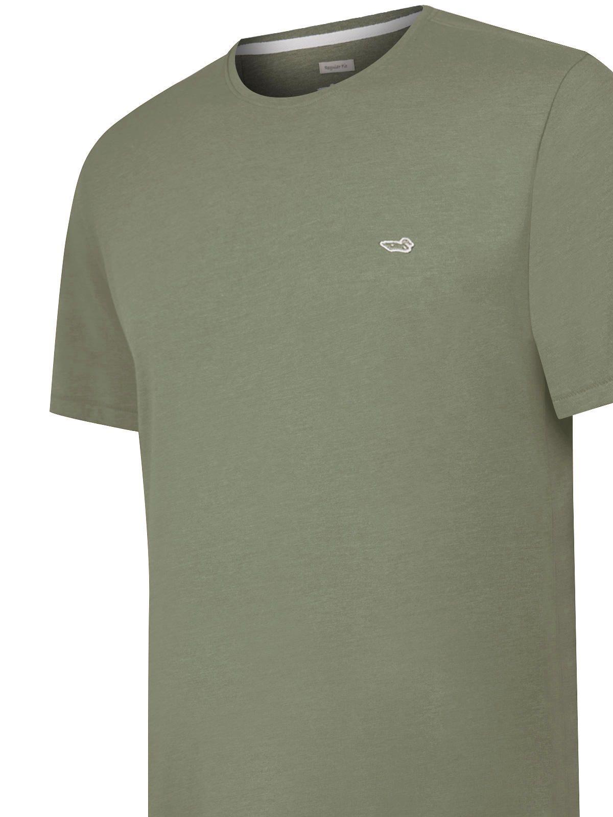 Polera Fibras Recicladas Verde Native Hombre -3