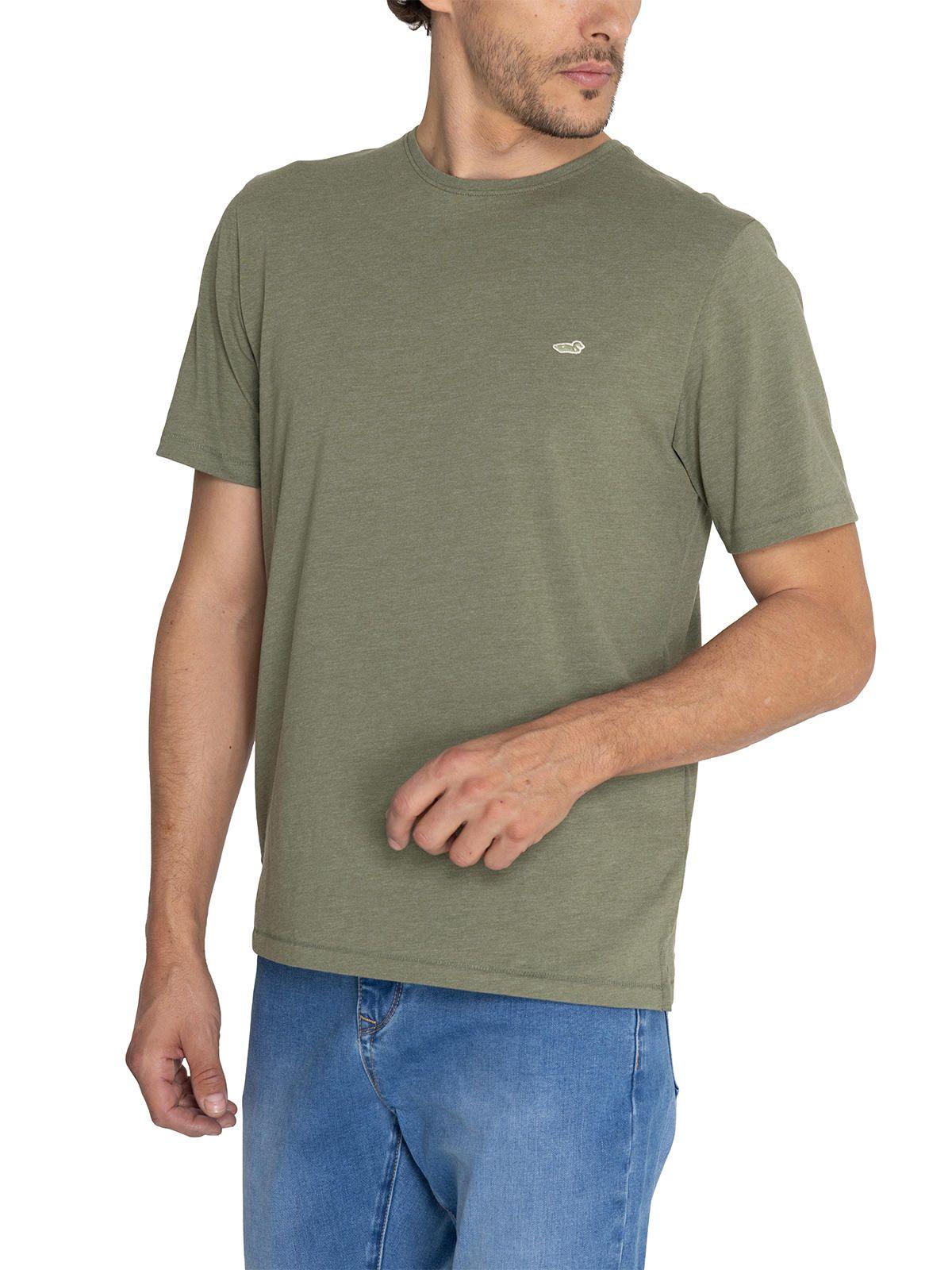 Polera Fibras Recicladas Verde Native Hombre -5