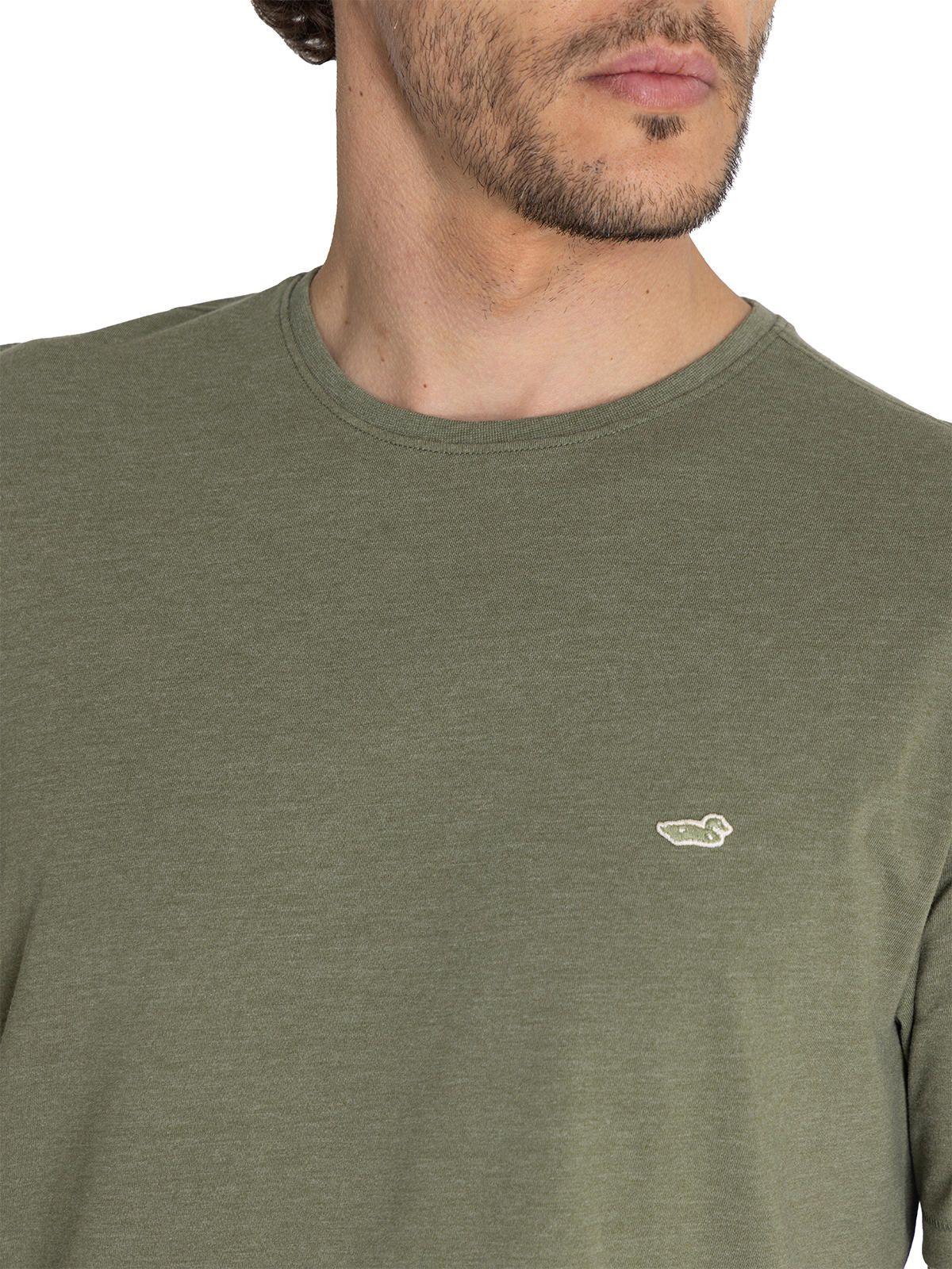 Polera Fibras Recicladas Verde Native Hombre -6