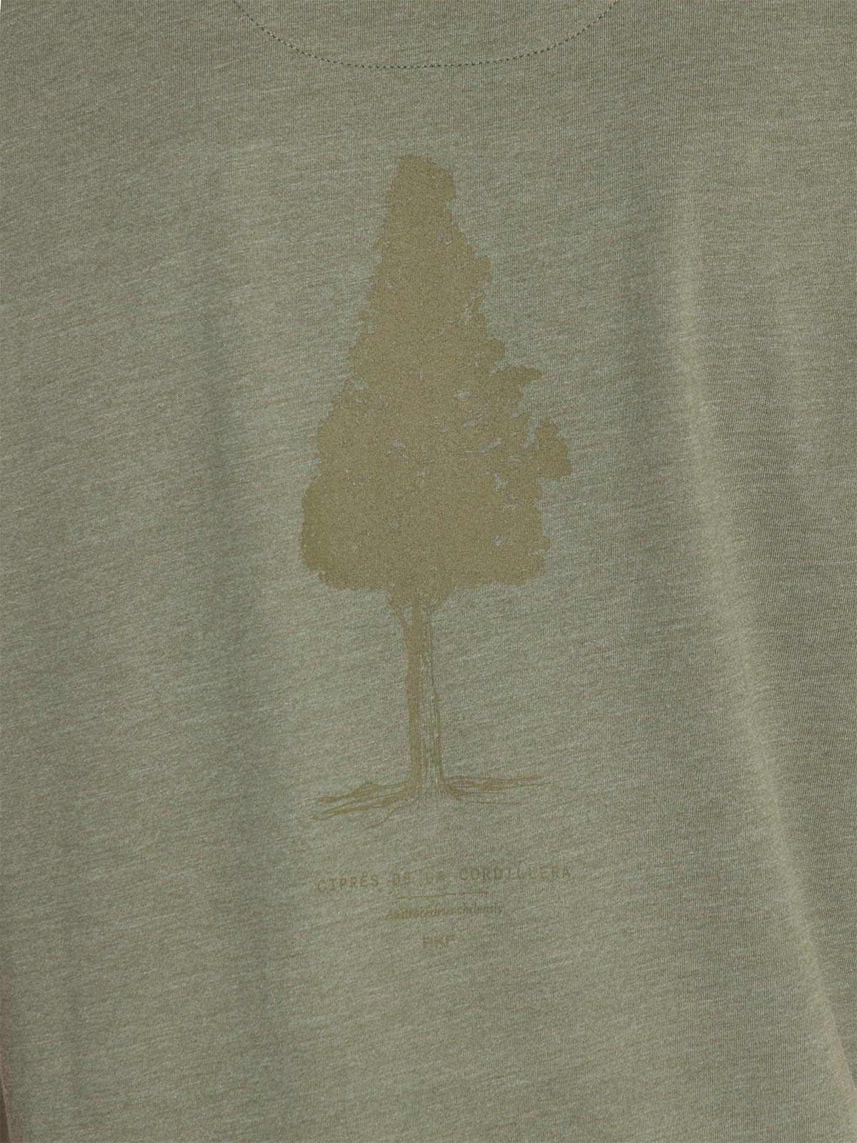 Polera Fibras Recicladas Verde Native Hombre -8