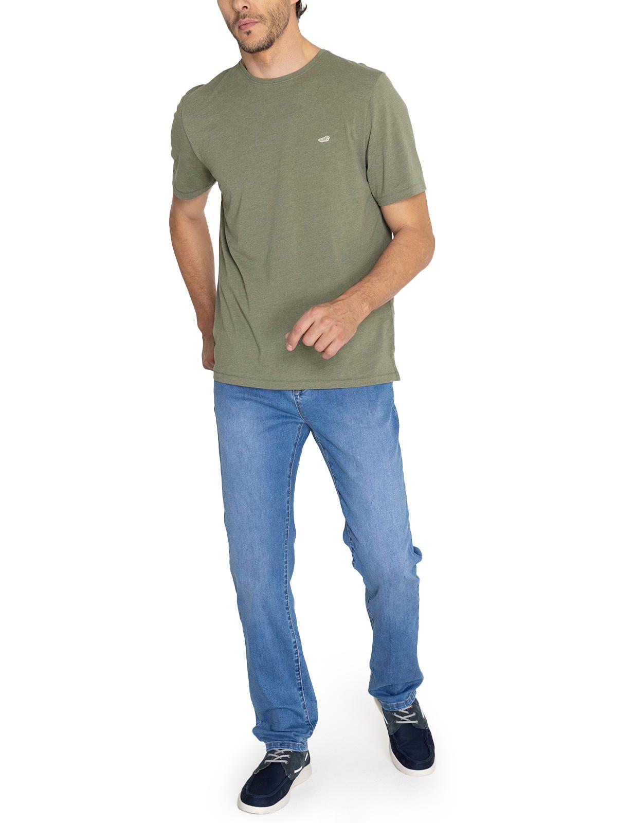 Polera Fibras Recicladas Verde Native Hombre -9