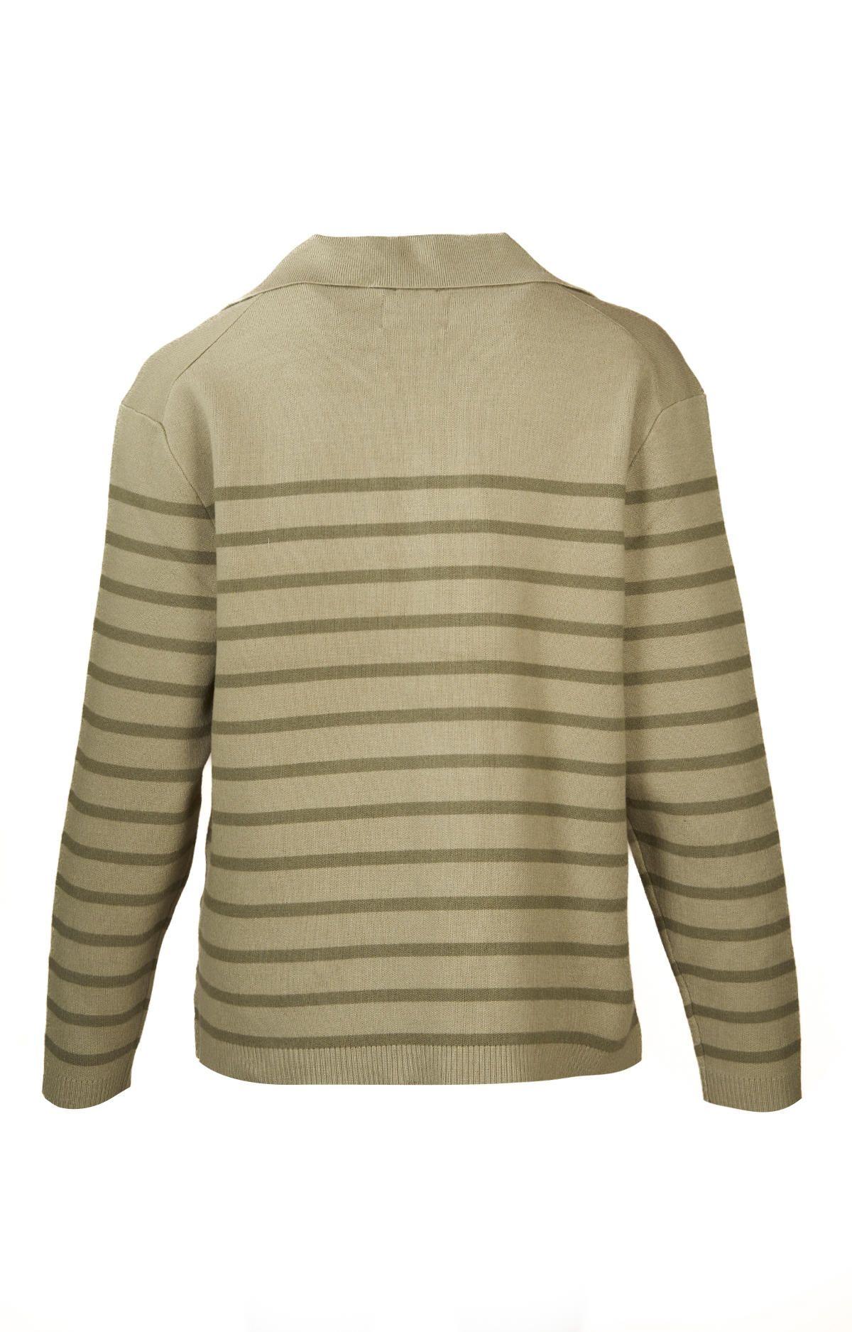 Sweater Fibras Recicladas Mujer Rosa Verde-1