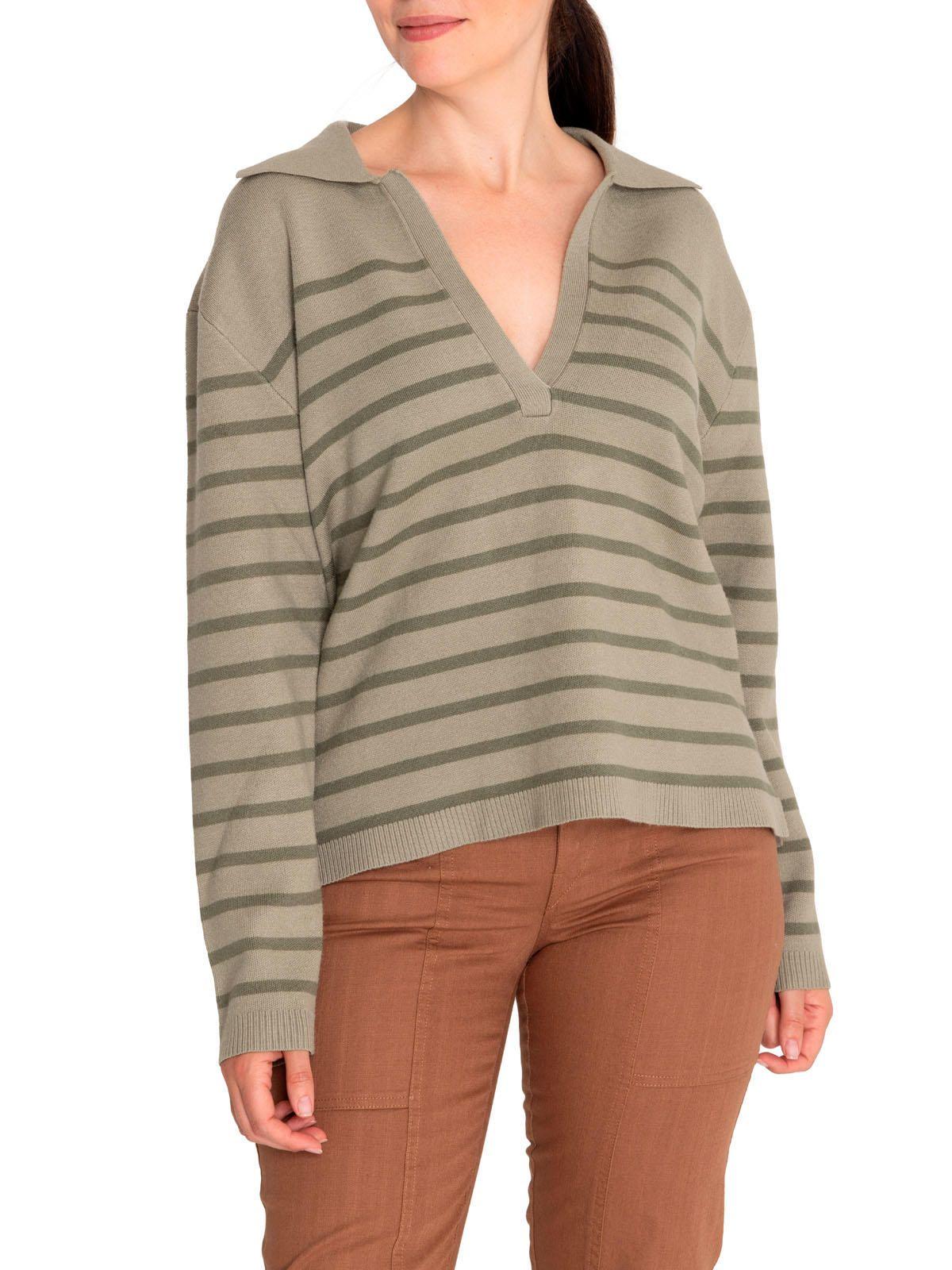 Sweater Fibras Recicladas Mujer Rosa Verde-4