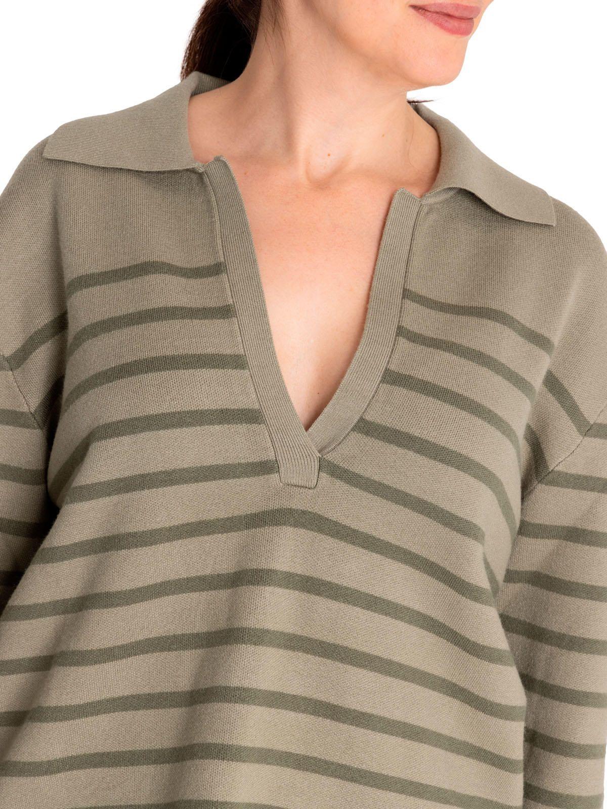 Sweater Fibras Recicladas Mujer Rosa Verde-7