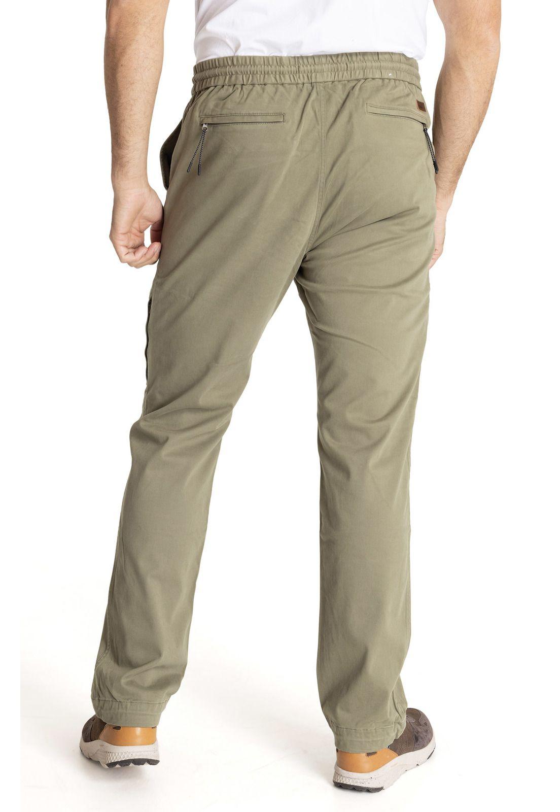 Pantalón Hombre Pocket Verde Oscuro-5