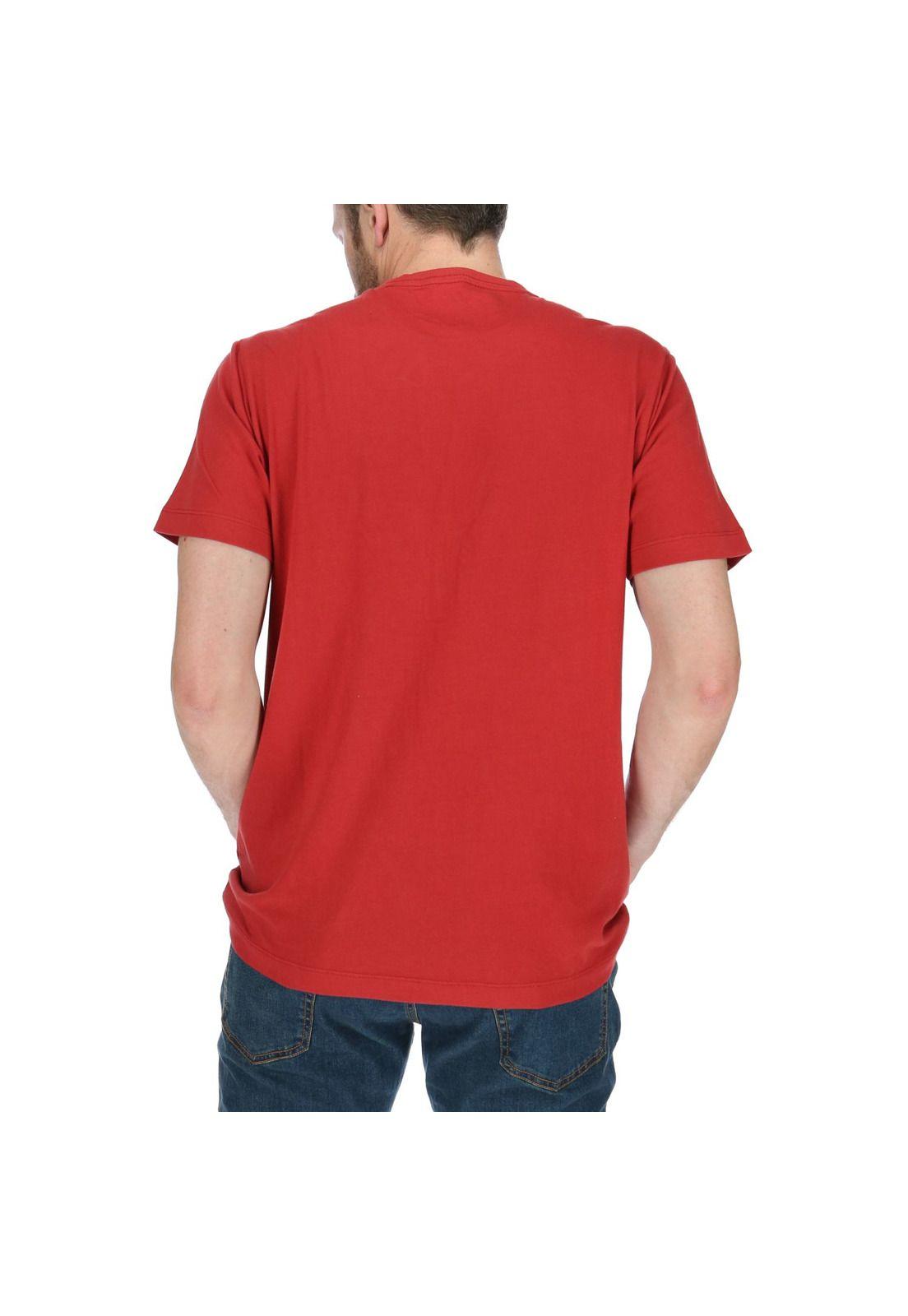 Polera Mc Hombre Durable Tee Rojo-2