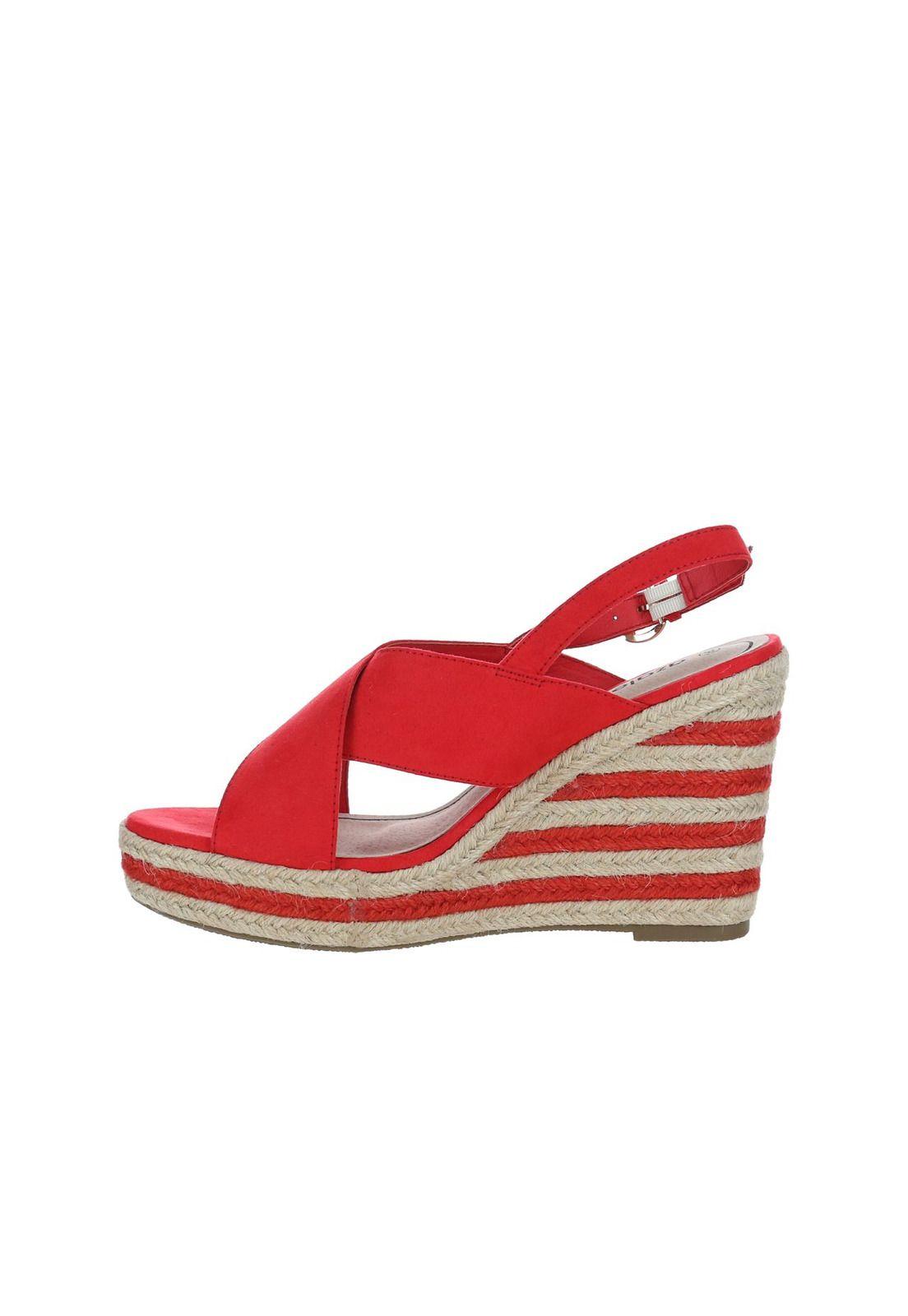 Sandalia Mujer Gluglu Rojo-4