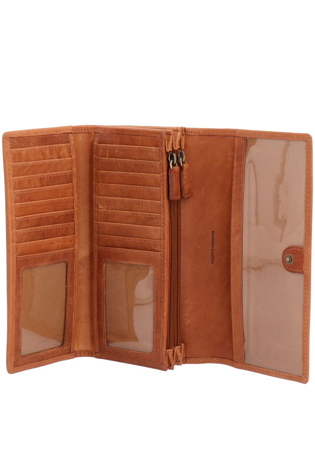 Billetera Cuero Womi Glinda Café Mujer-2