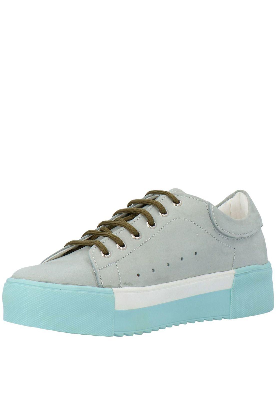 Zapato Mujer Cuero Illy Celeste-3