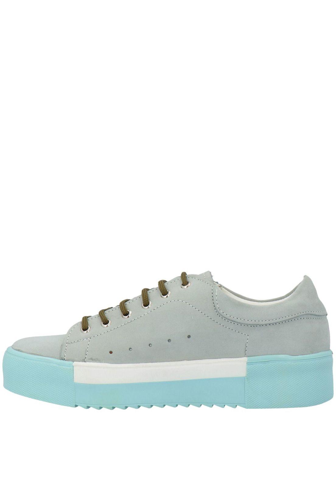 Zapato Mujer Cuero Illy Celeste-4