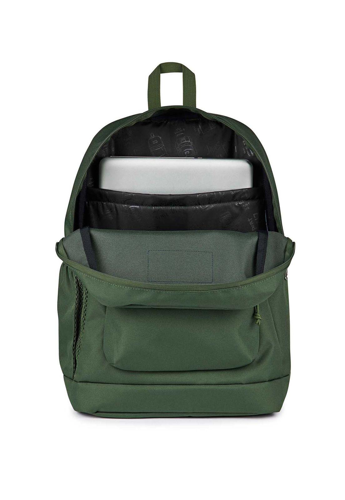 Mochila Cross Town Plus Verde Oscuro-2