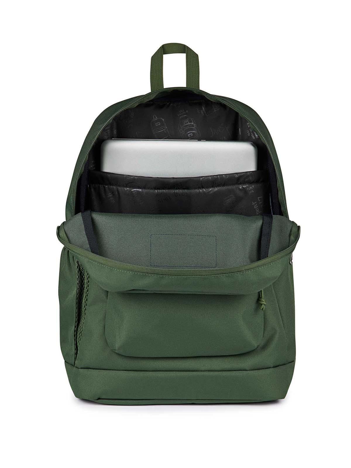 Mochila Cross Town Plus Verde Oscuro-2