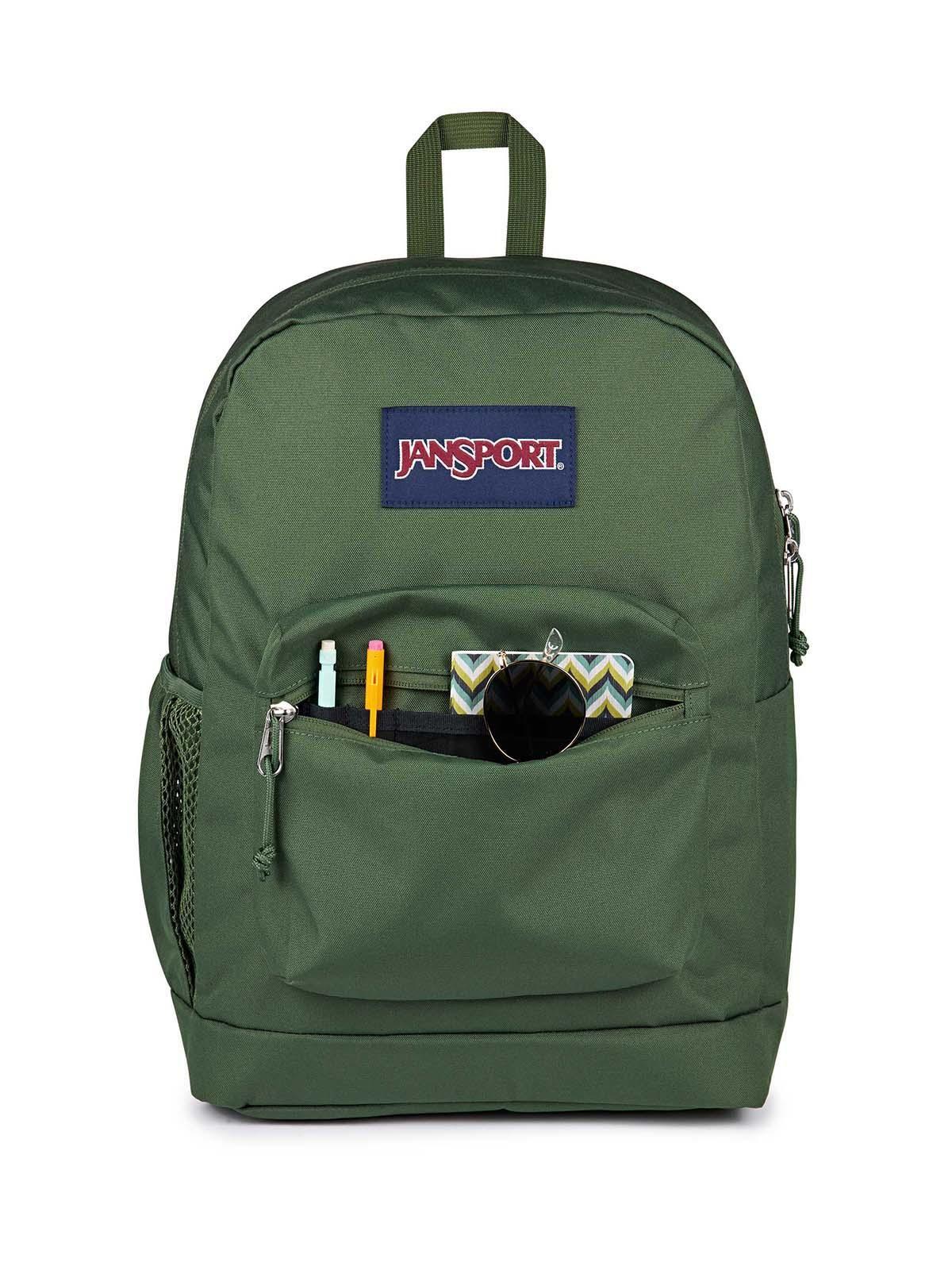 Mochila Cross Town Plus Verde Oscuro-5