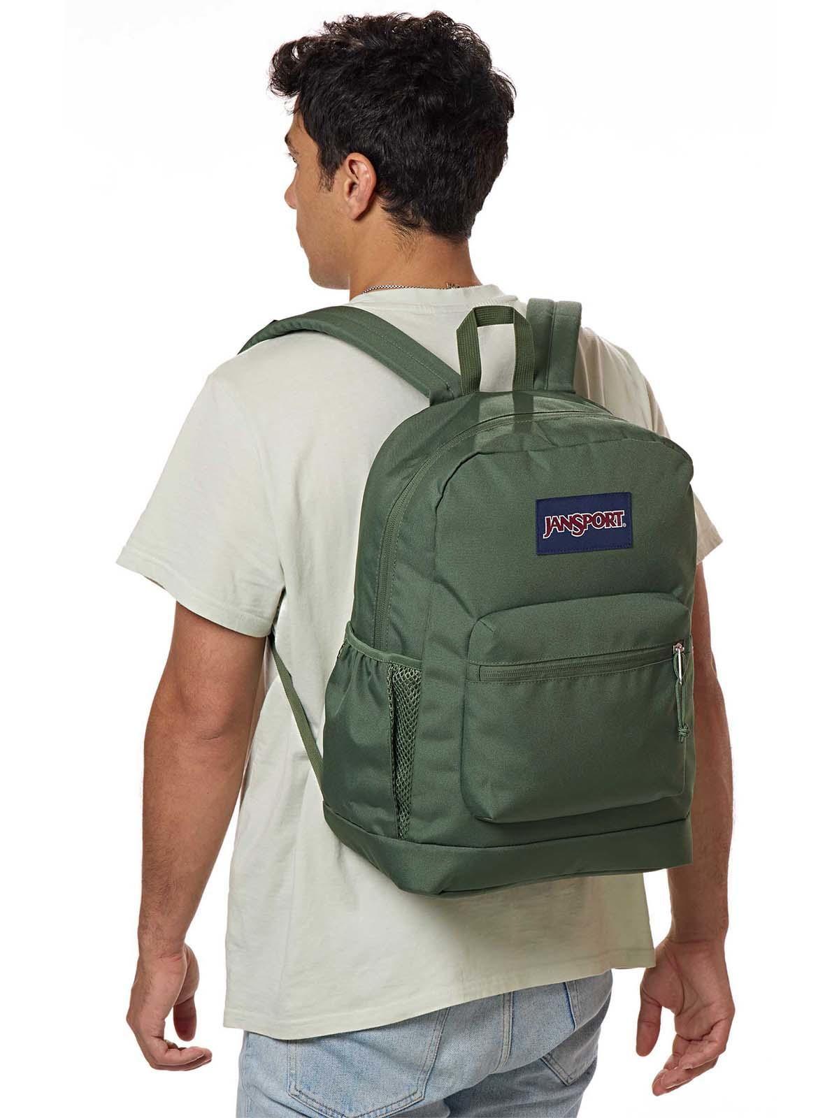 Mochila Cross Town Plus Verde Oscuro-6