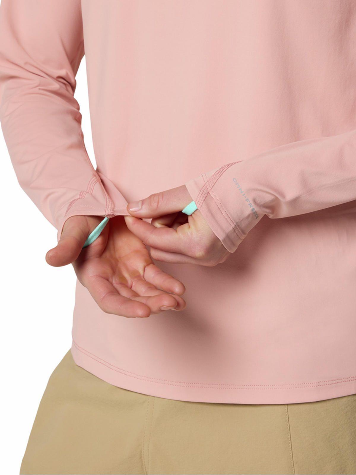 Polera Manga Larga Mujer Wild Cast Sun Rosado-3