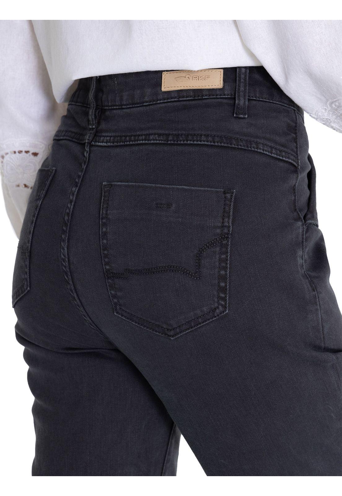 Jeans Algodón Orgánico Gris Oscuro Brick Mujer -8