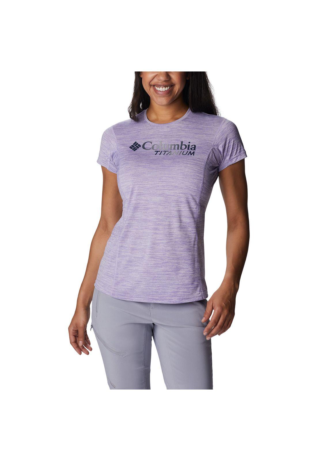 Polera M/C W Titan Pass Graphic Lila Mujer-0