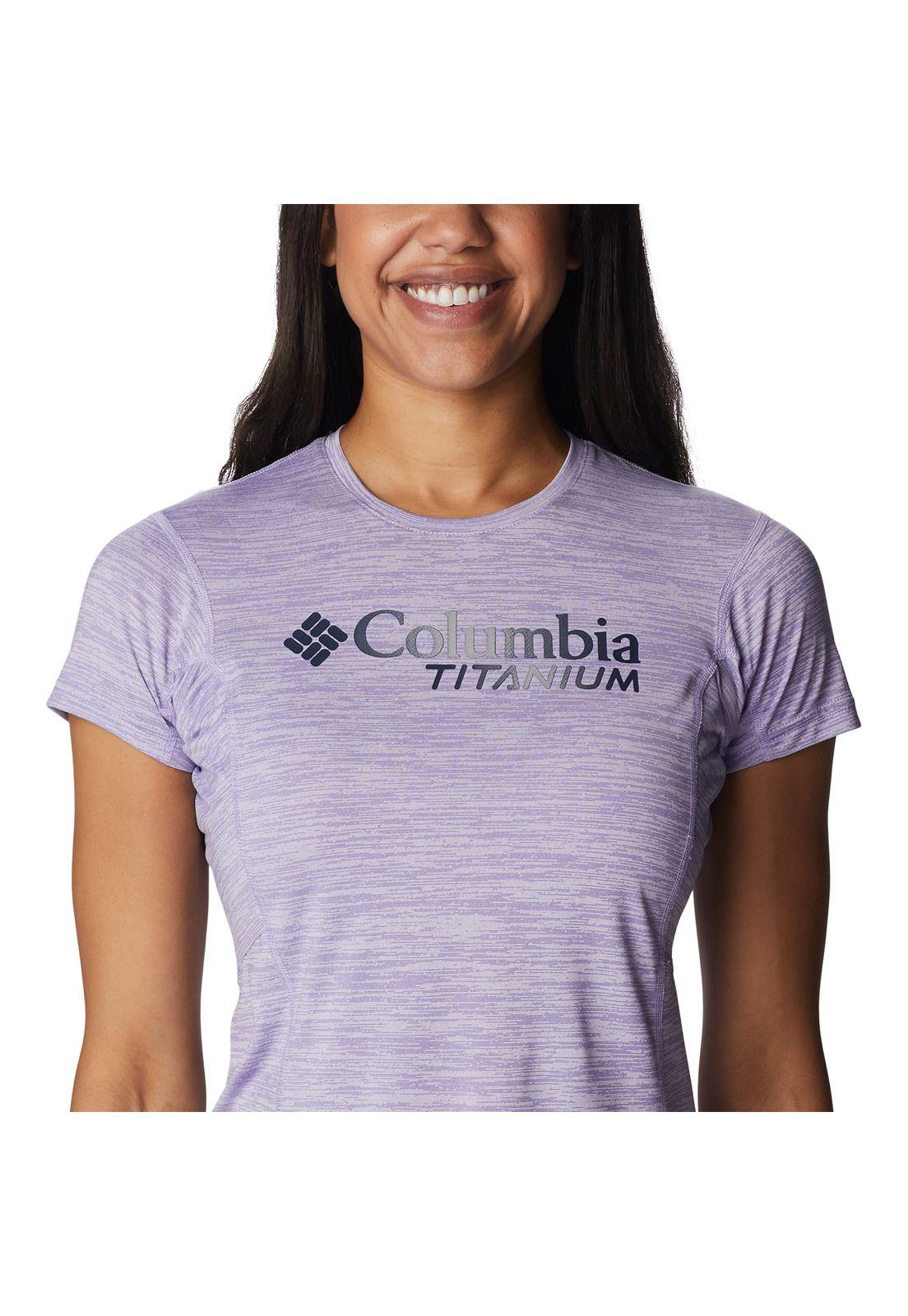Polera M/C W Titan Pass Graphic Lila Mujer-1