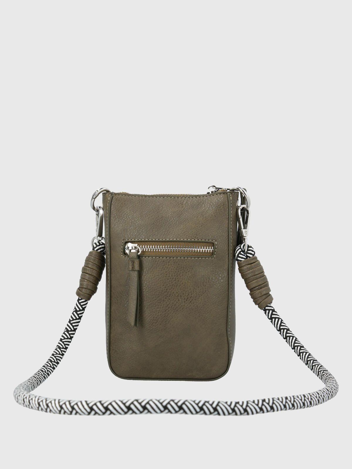 Cartera Ecocuero Mujer Cordy Cross Verde-2