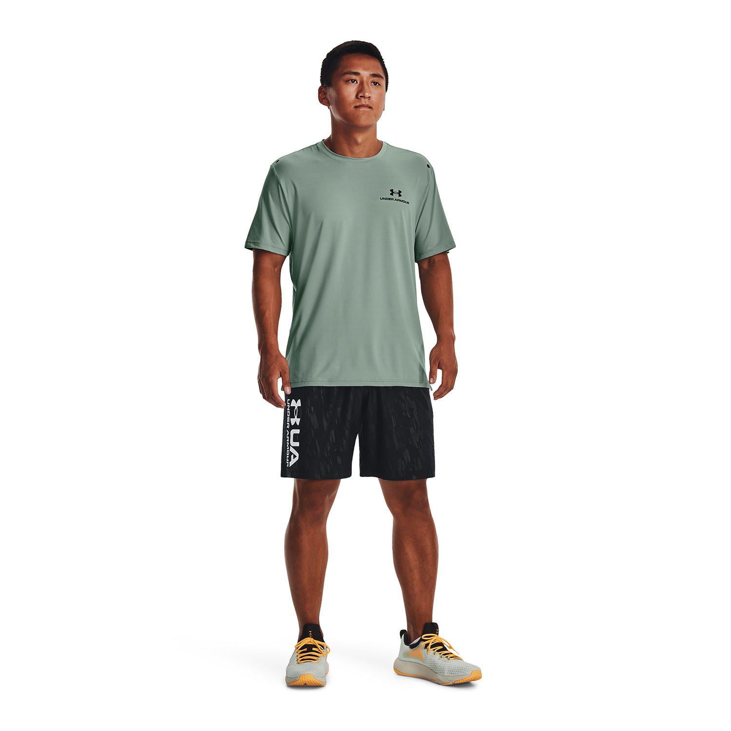 Short Hombre Woven Emboss Shorts Negro-4